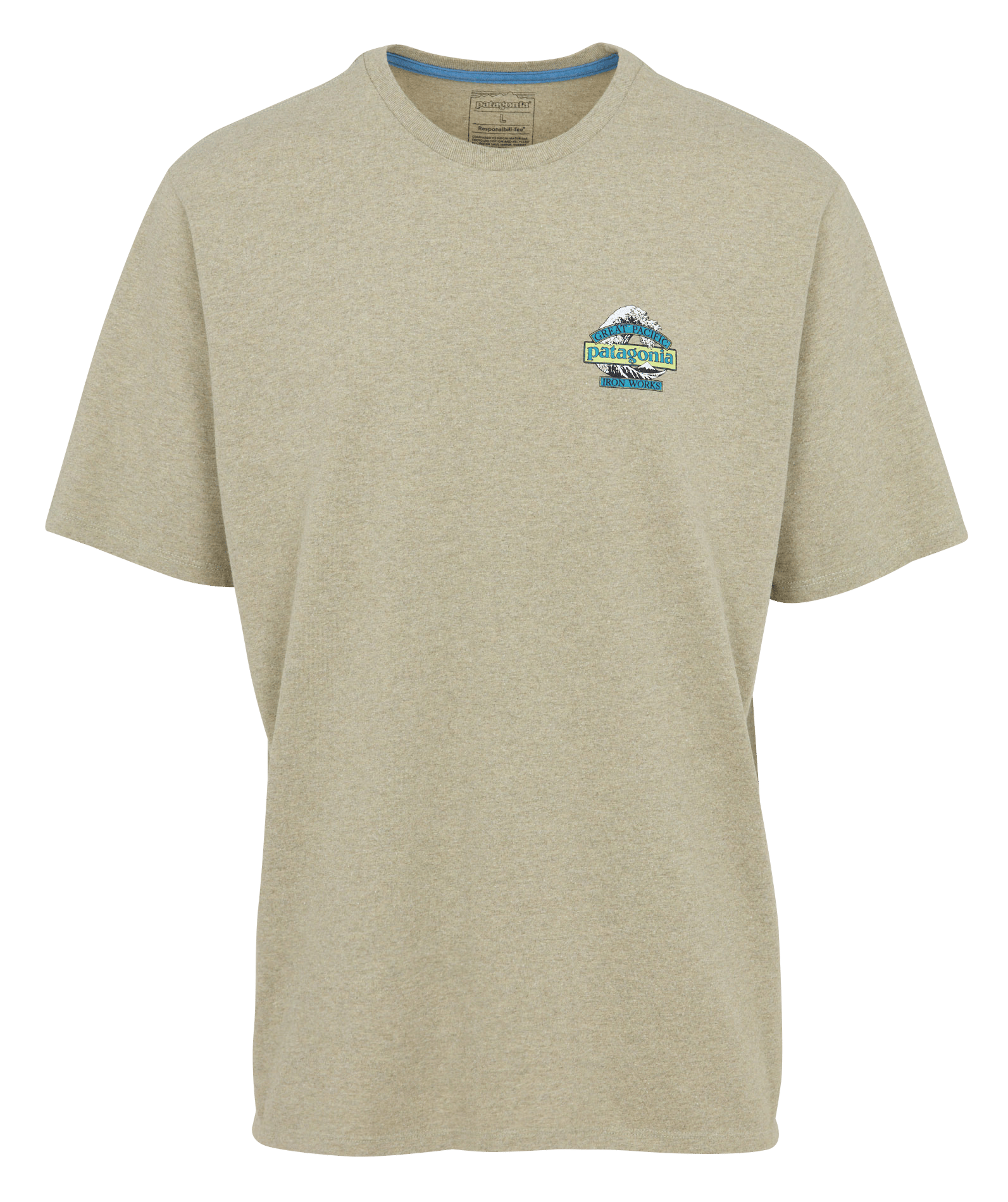 Straight recycled cotton-blend round-neck T-shirt PATAGONIA