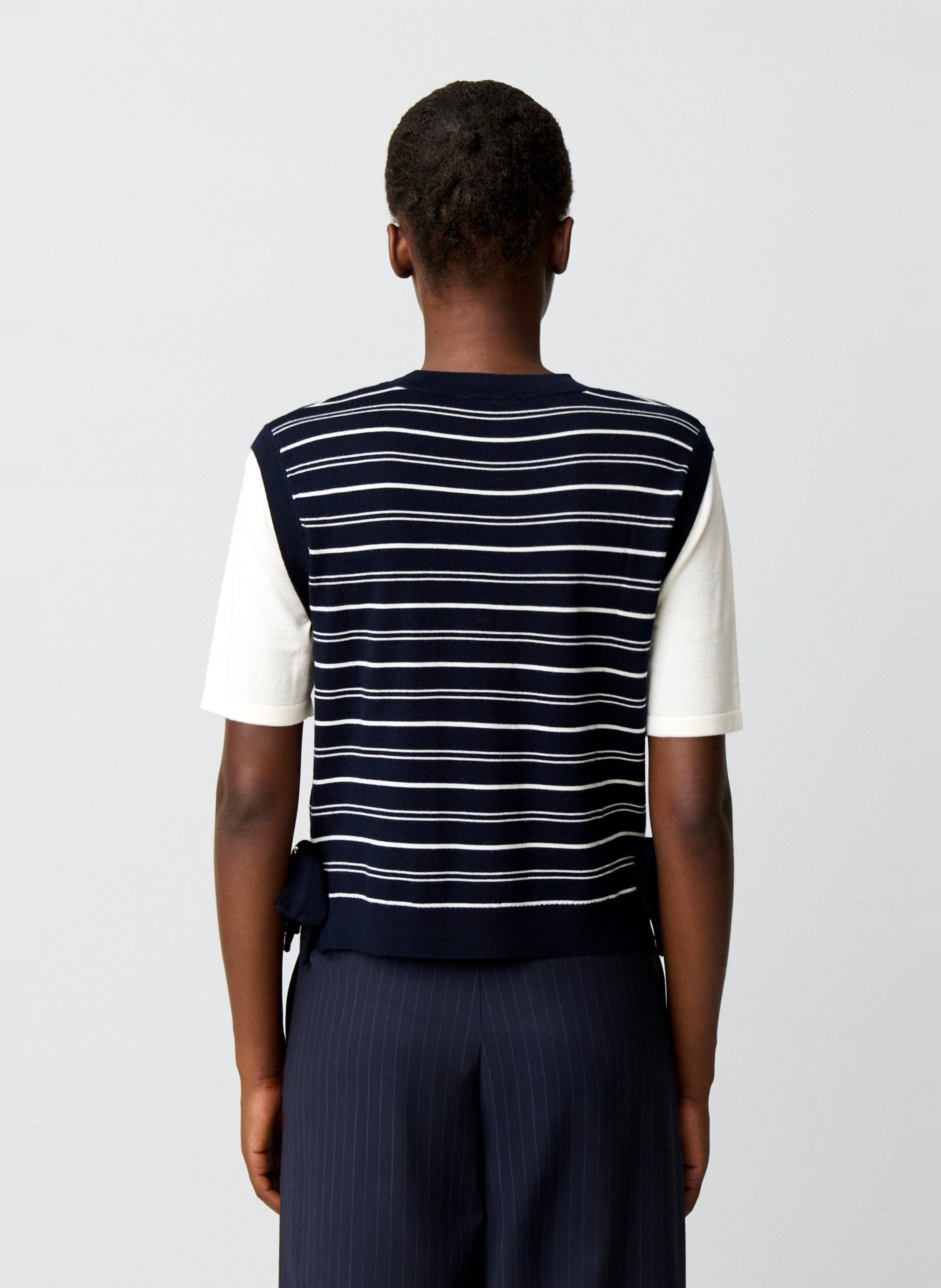 Pull en maille à rayures en laine mélangée CLAUDIE PIERLOT Multicolore