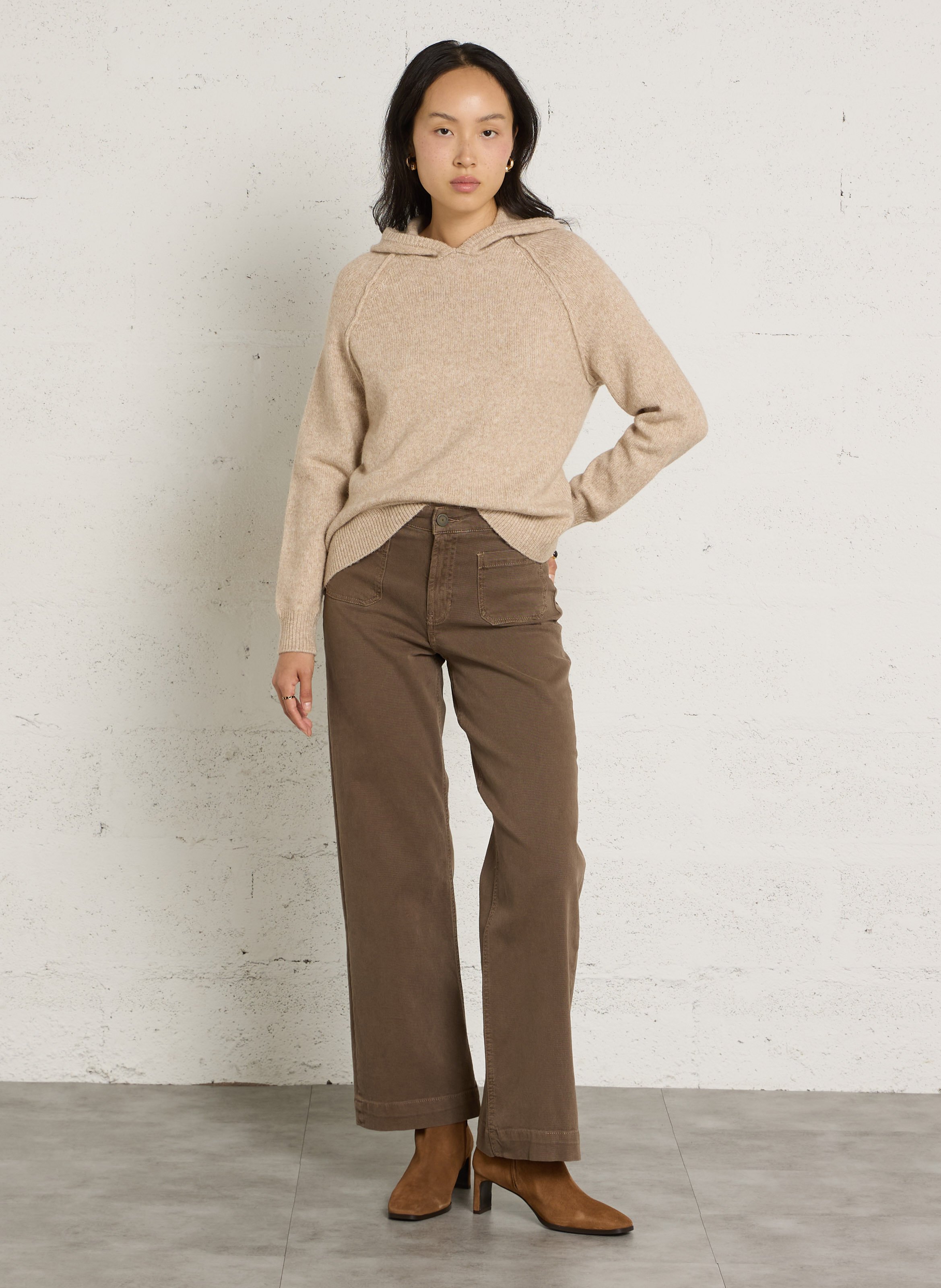 Rechte jeans SUD EXPRESS Bruin