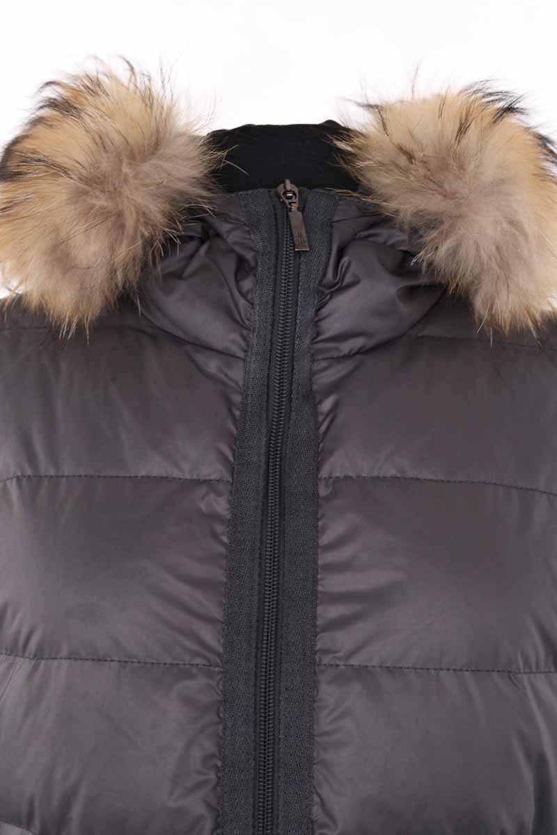 Padded jacket MONCLER - Seconde Main Grey