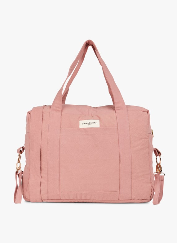 Sac à langer en coton recyclé Darcy Rose Rive droite paris Femme