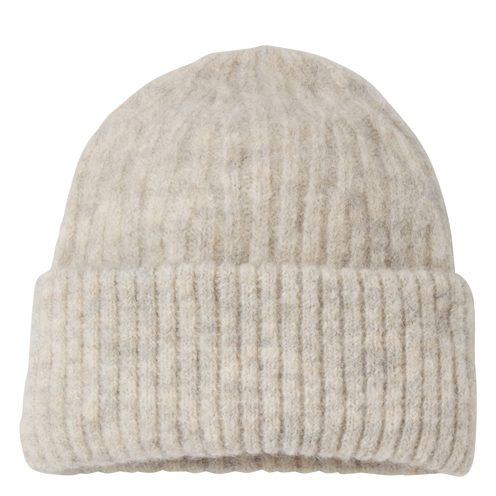 Gebreide muts | materiaalblend AMERICAN VINTAGE Beige