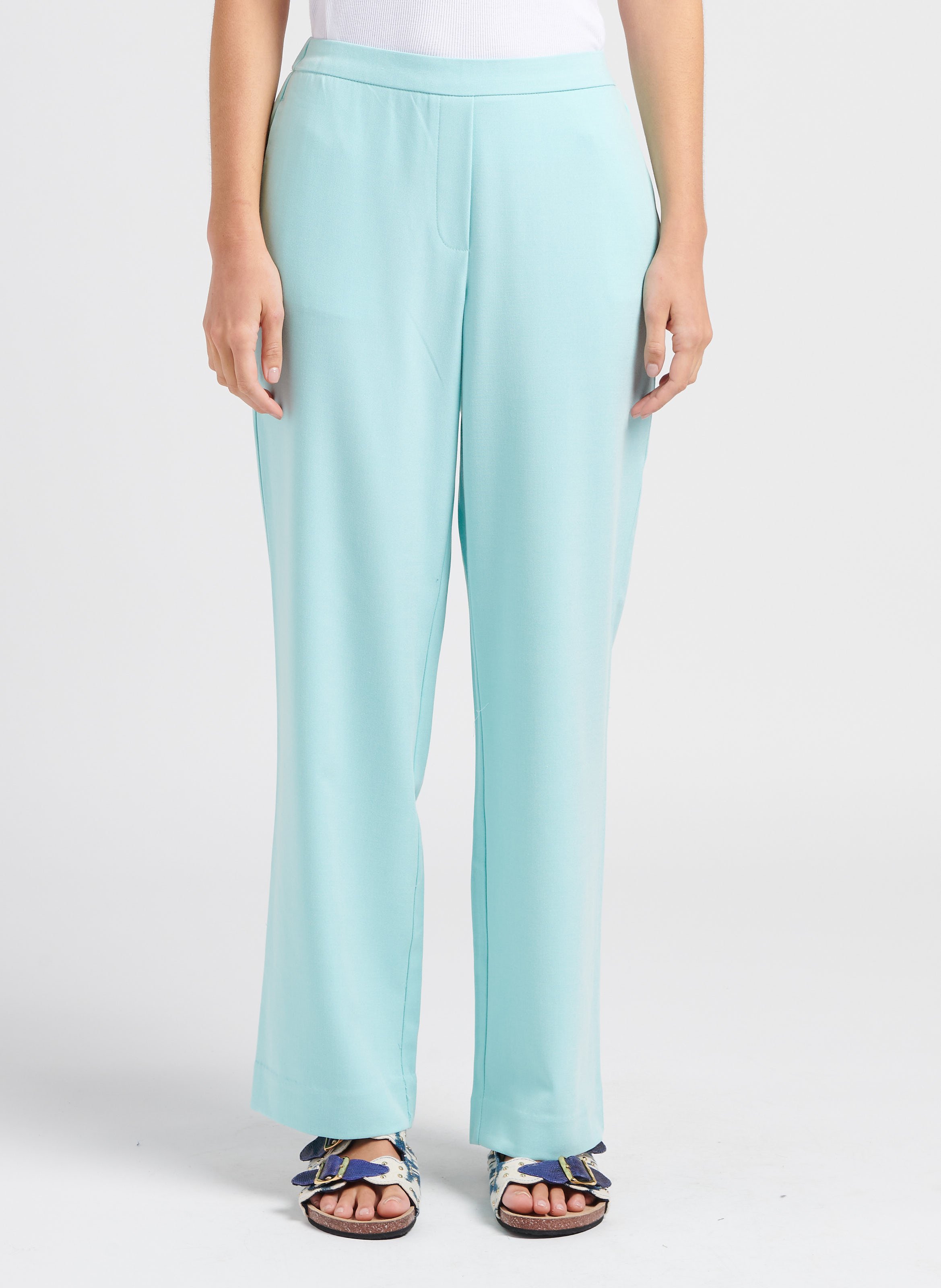 pantalon droit fluide MOSS COPENHAGEN Bleu