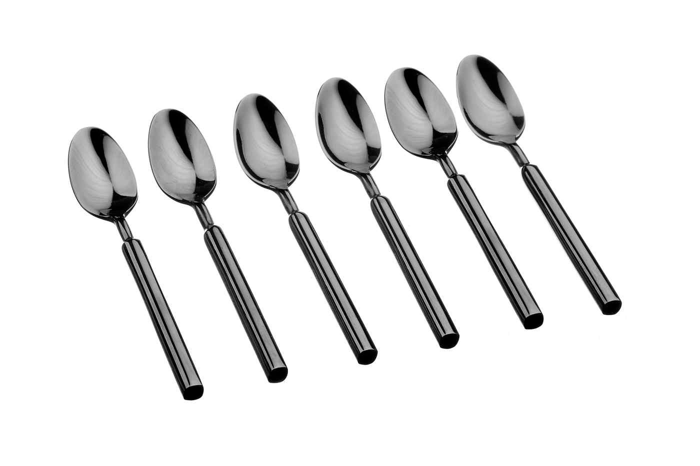 Viggo - black set of 6 teaspoons BJORN Black