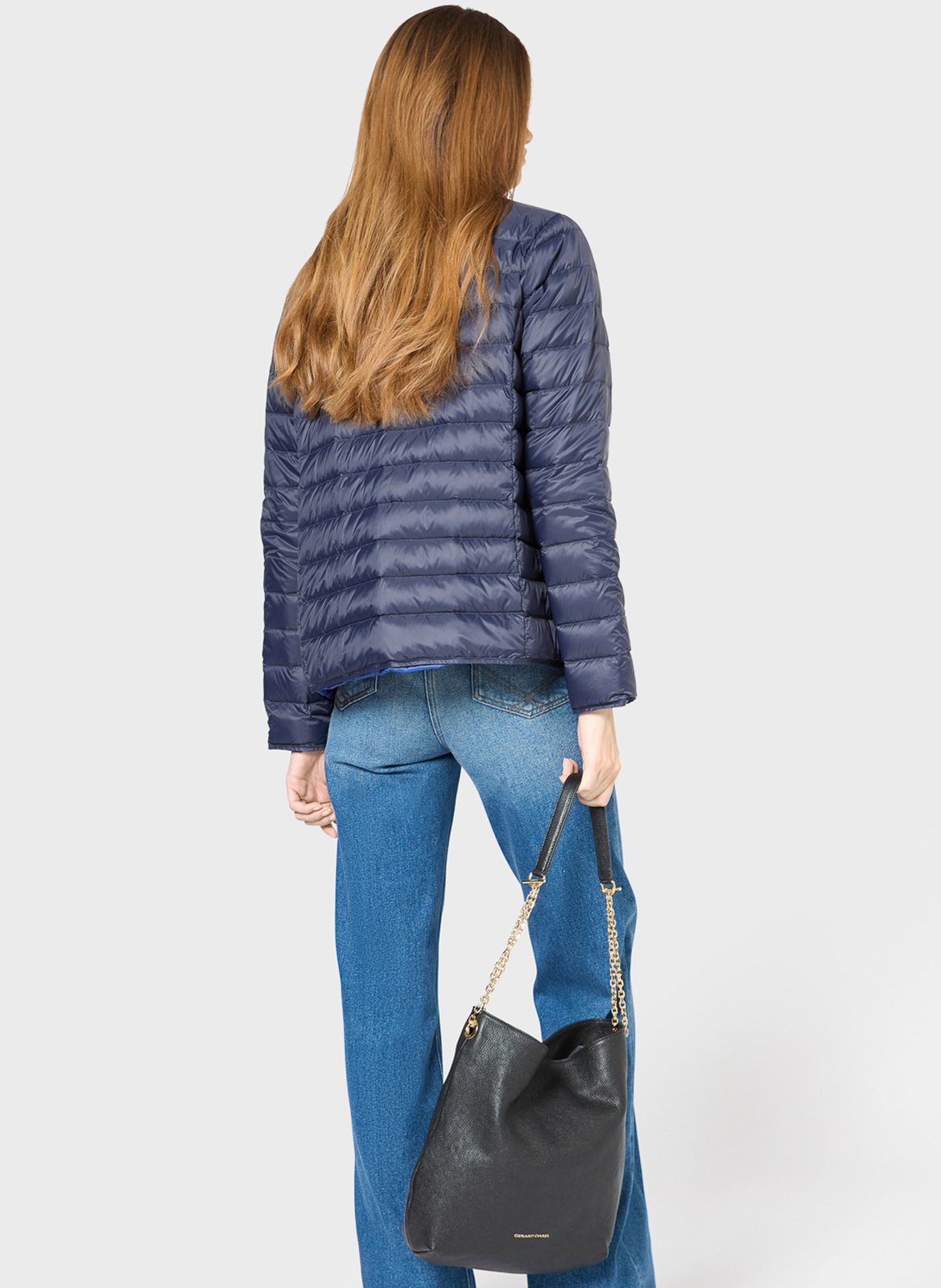 Doudoune droite col rond GERARD DAREL Bleu