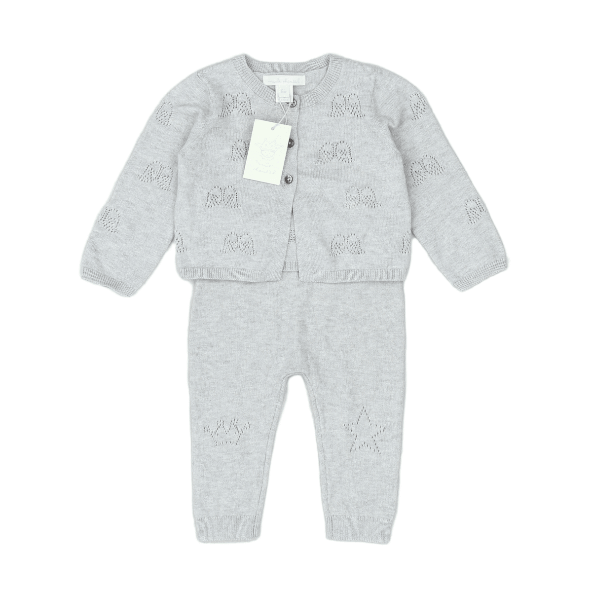 Grey Baby Set - 6 months MARIE-CHANTAL - Seconde main Grey