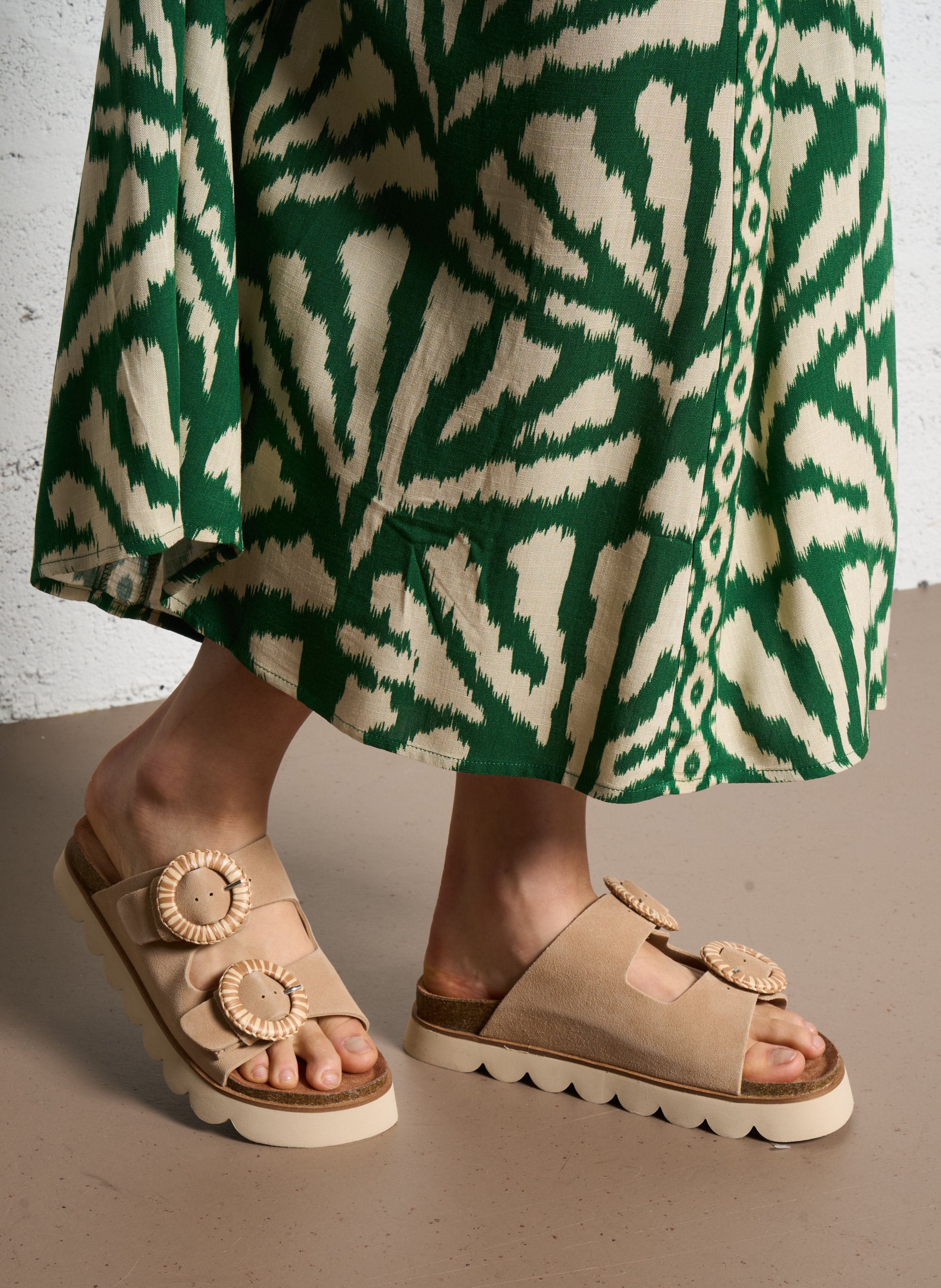 Top col v imprimé  - Look 1