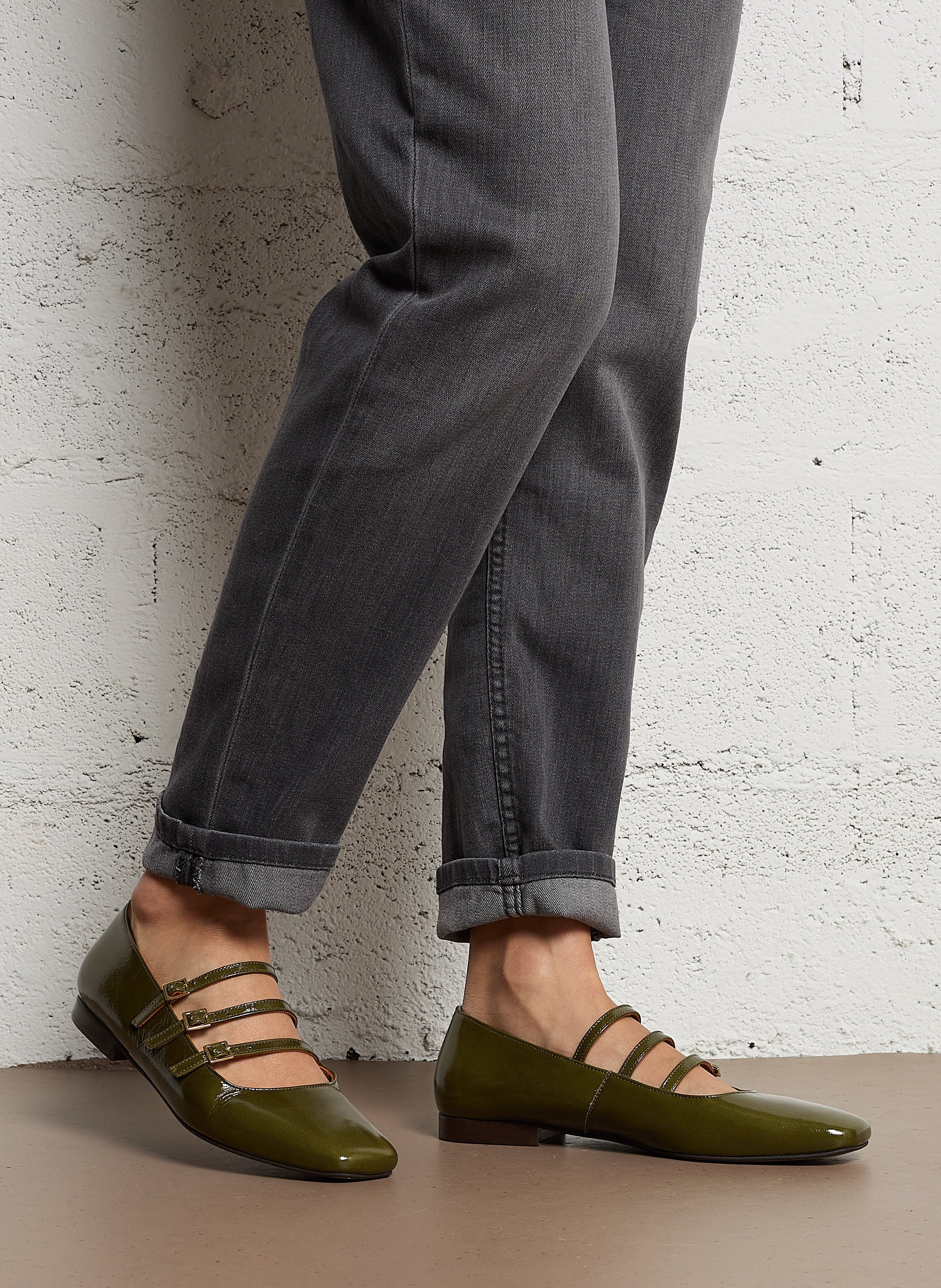 Babies en cuir | Kaki SAISON 1865 Femme