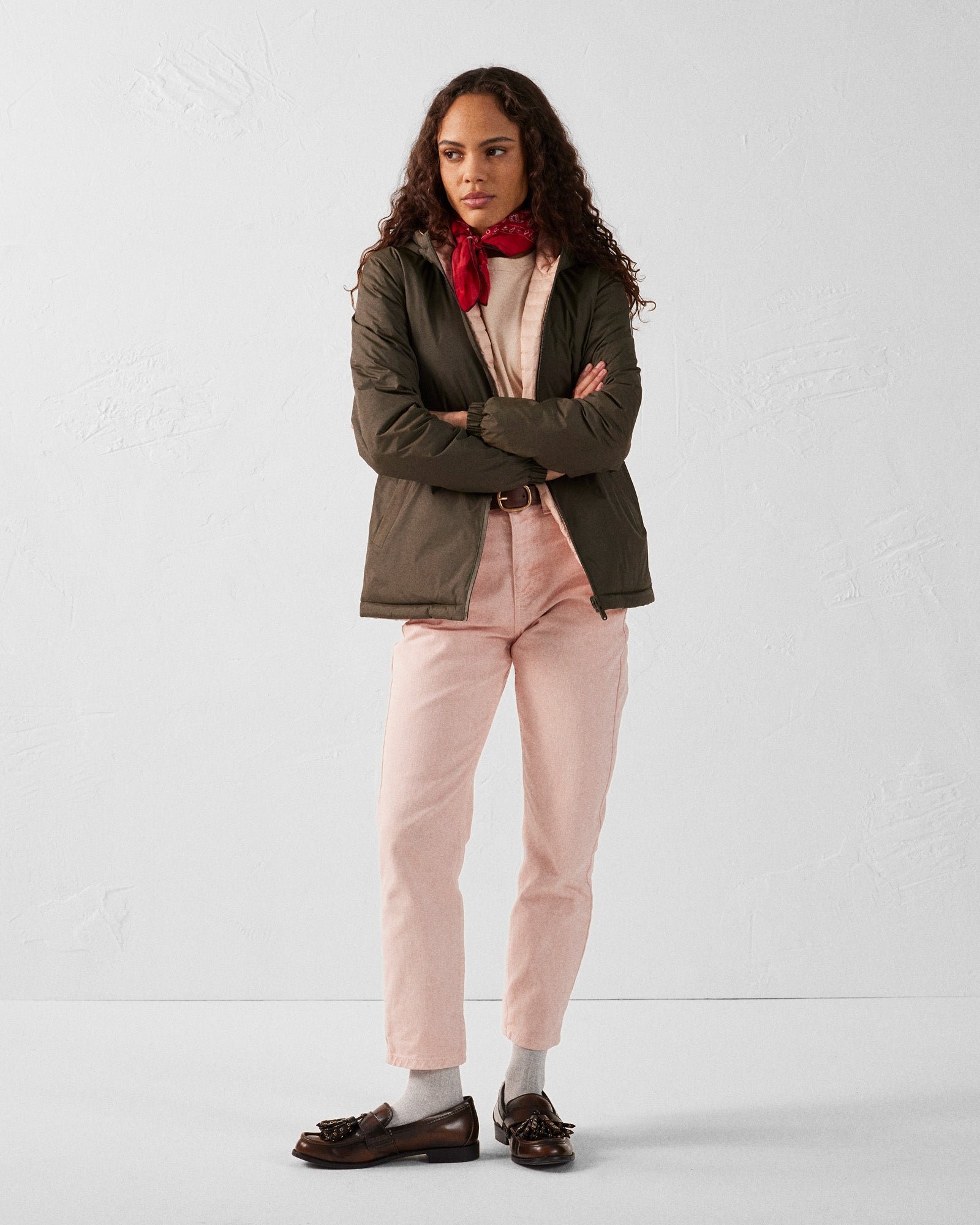 Reversible ultralight hooded down jacket Bangkok 2.0 JOTT Green