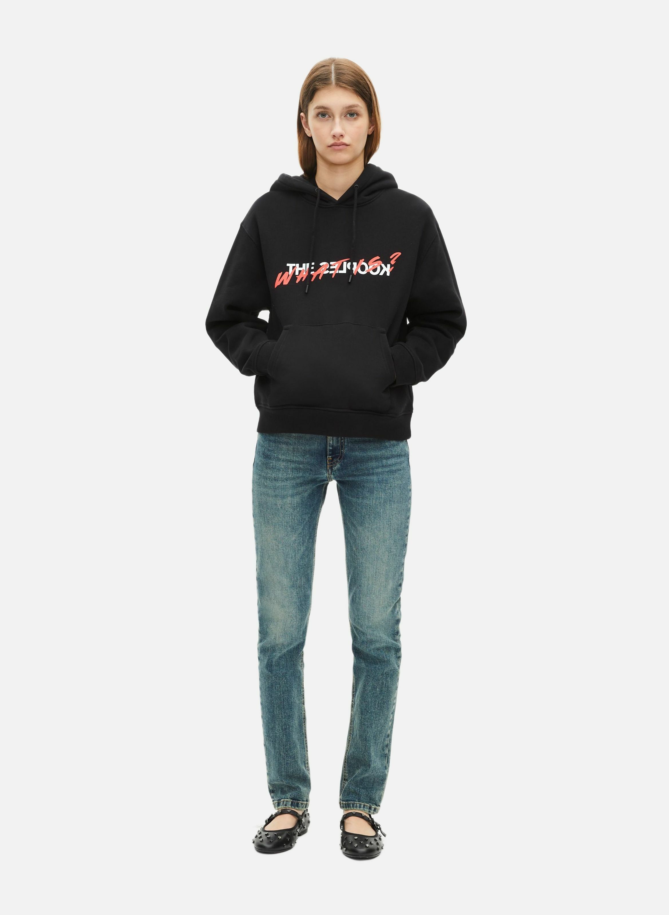 Hooded cotton sweatshirt THE KOOPLES Black