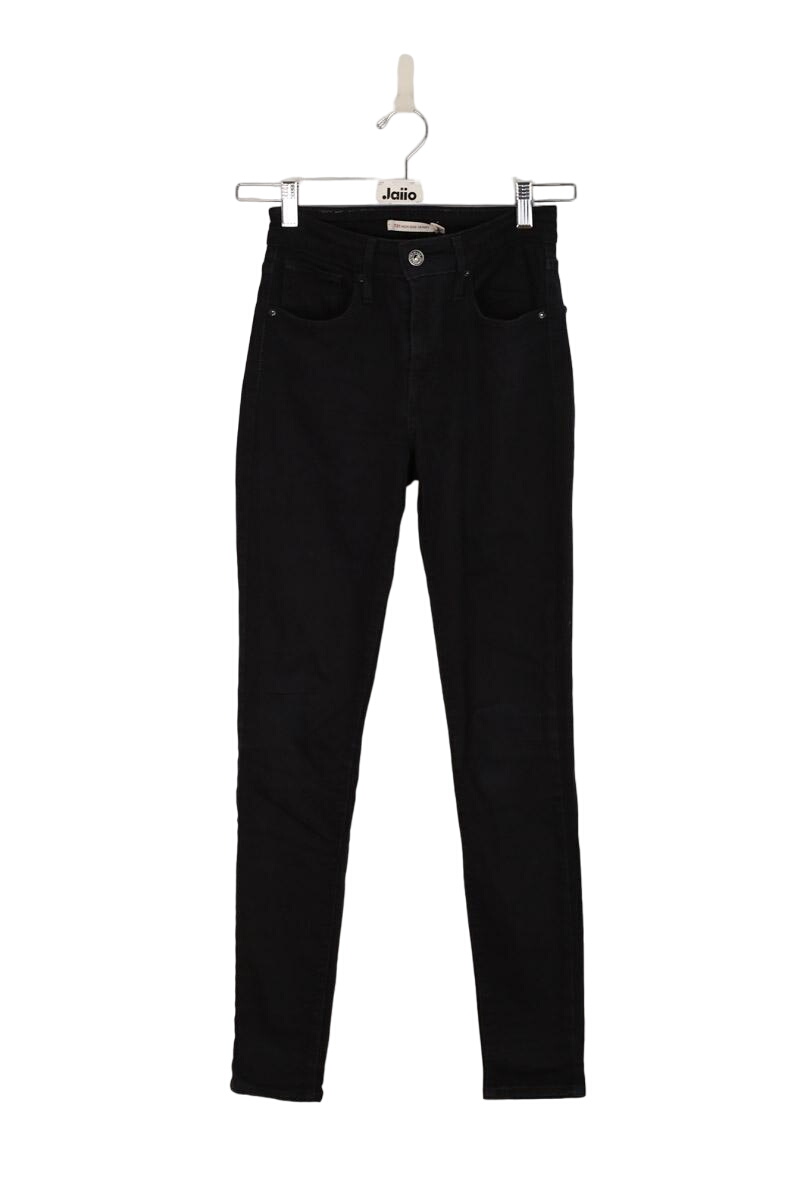 Cotton skinny jeans LEVI'S - Seconde main Black