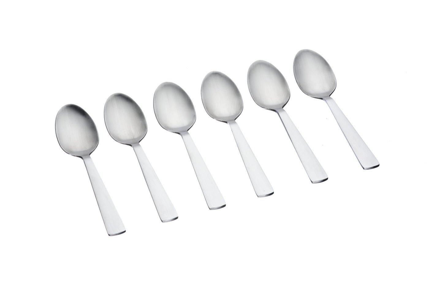 Set of 6 Telmo teaspoons - silver BJORN Silver