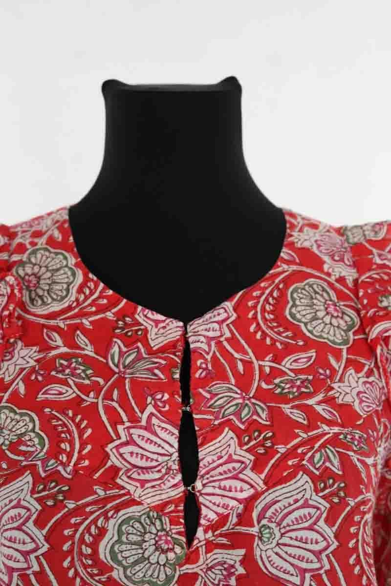 Cotton dress ANTIK BATIK - Seconde Main Red