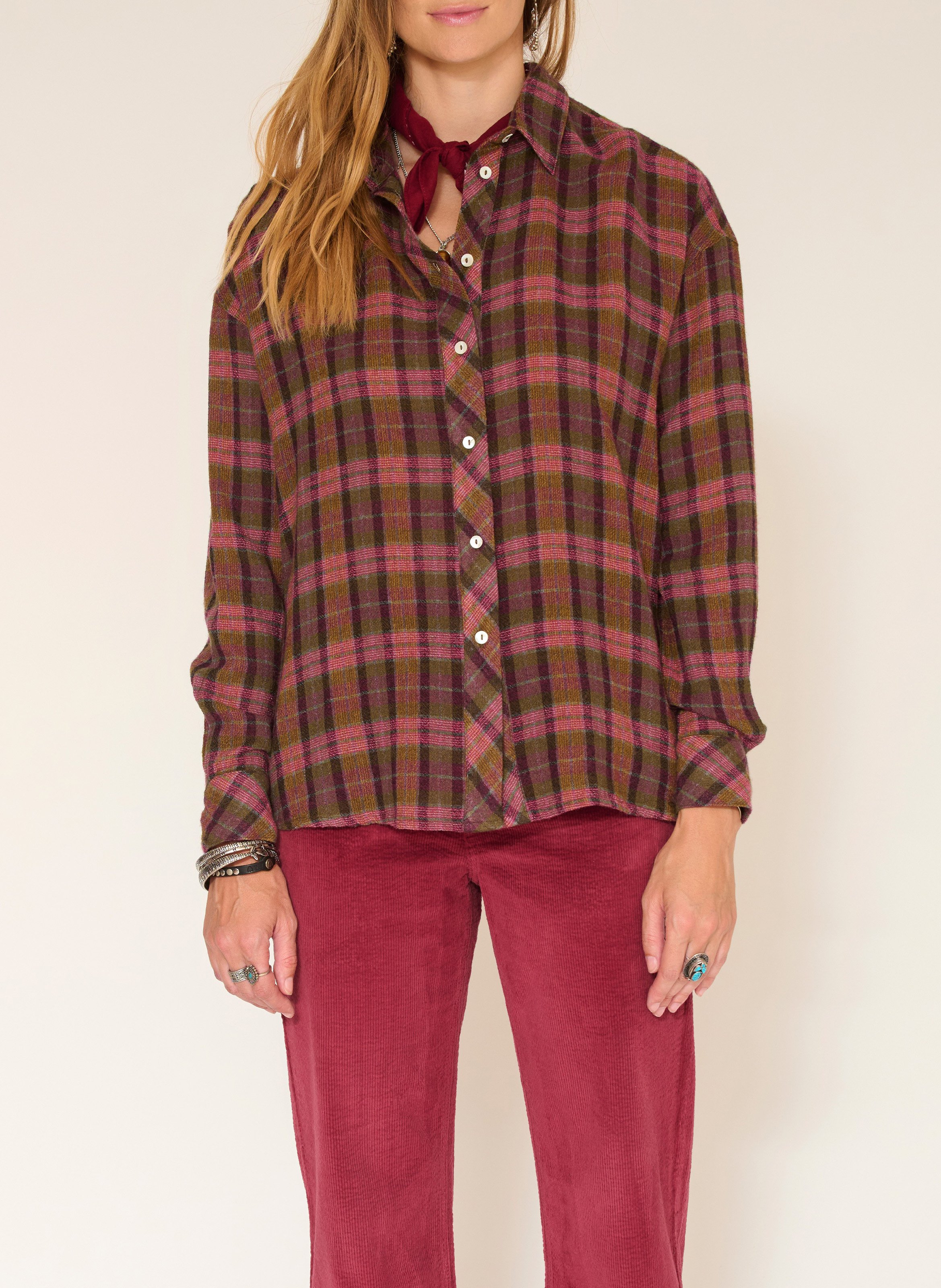 Chemise col classique  MKT Marron