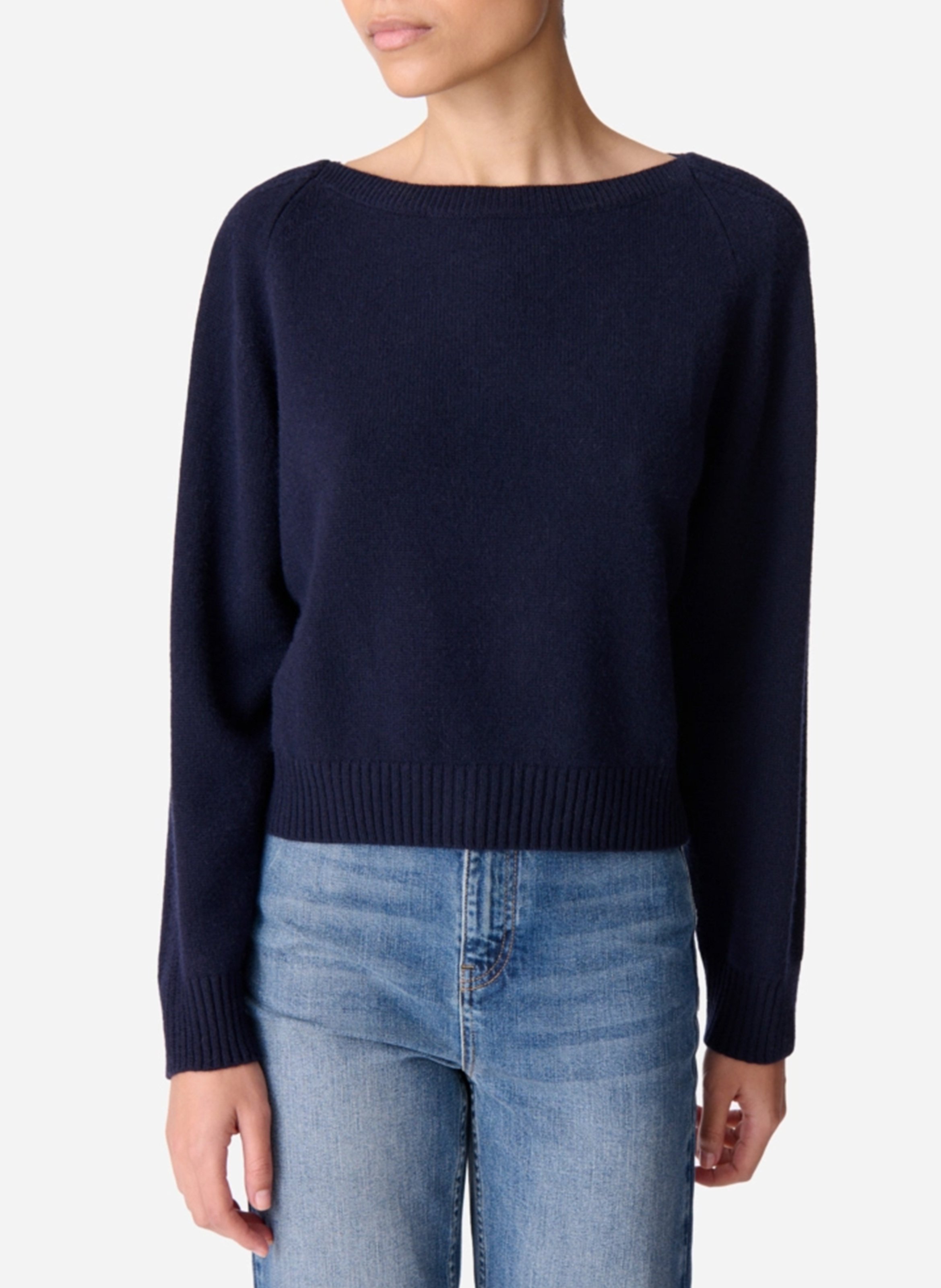 Pull col rond en cachemire VANESSA BRUNO Noir