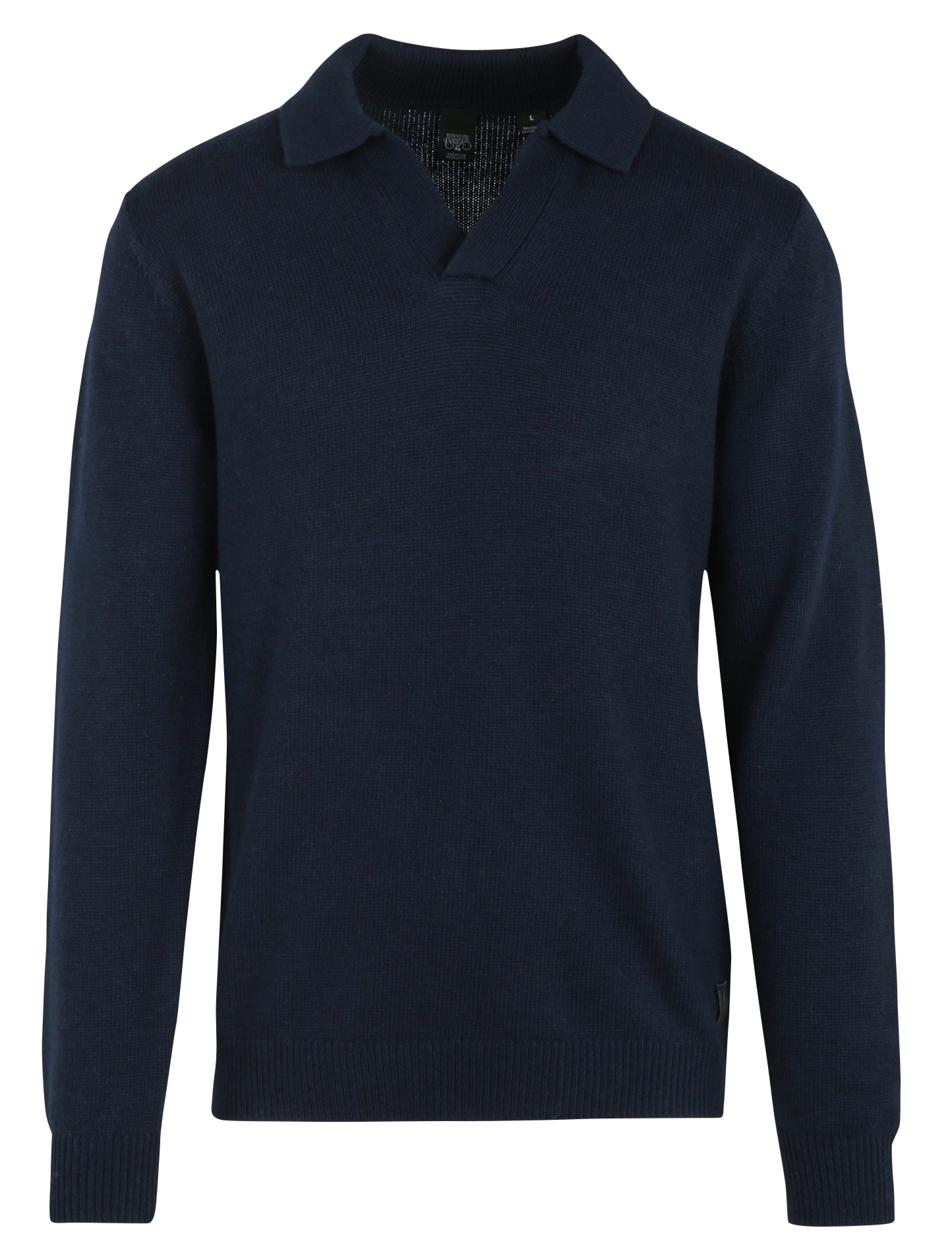 Pull col polo LE TEMPS DES CERISES Bleu