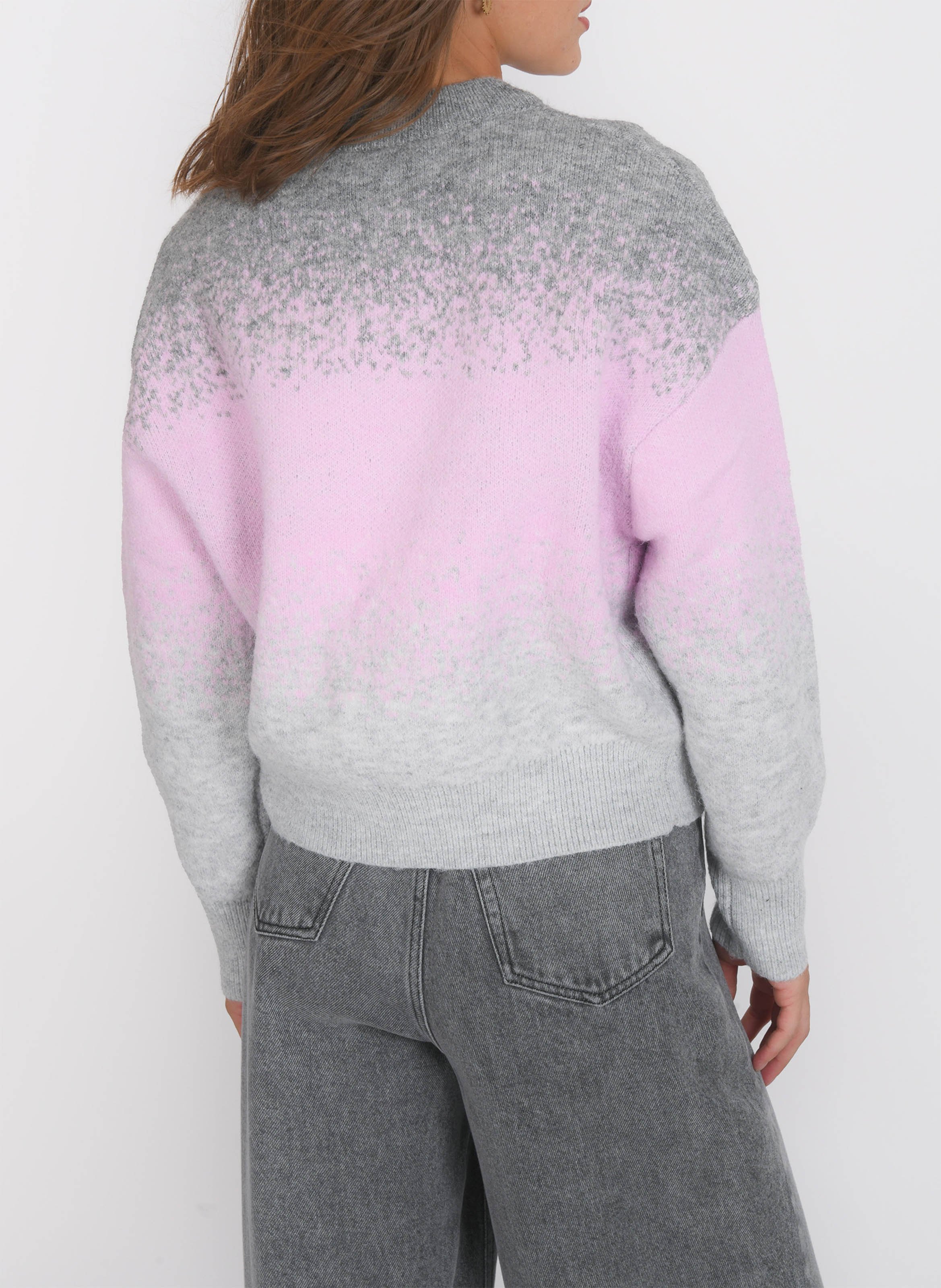 Oversize-Strickpullover mit Rundhalsausschnitt KOOKAI Rosa