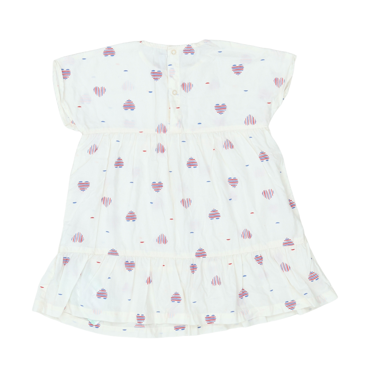 White Baby Dress - 24 months PETIT BATEAU - Seconde Main White