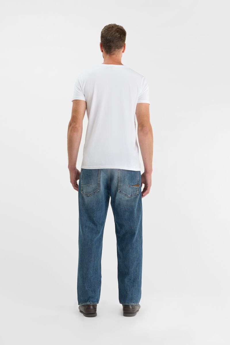 Loose jeans, wide loose fit, length 34 LE TEMPS DES CERISES Blue