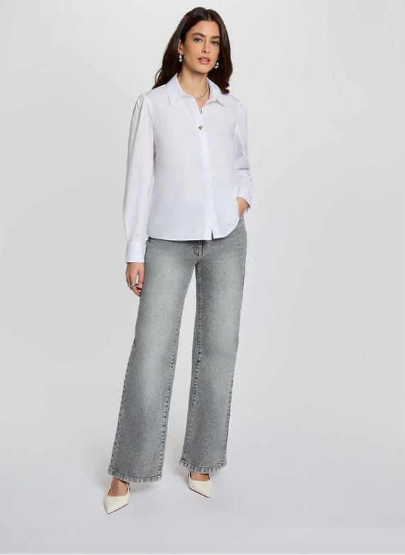 New Look Petite - Chemise boutonnée - Blanc | ASOS New Look Petite - Chemise boutonnée - Blanc | ASOS