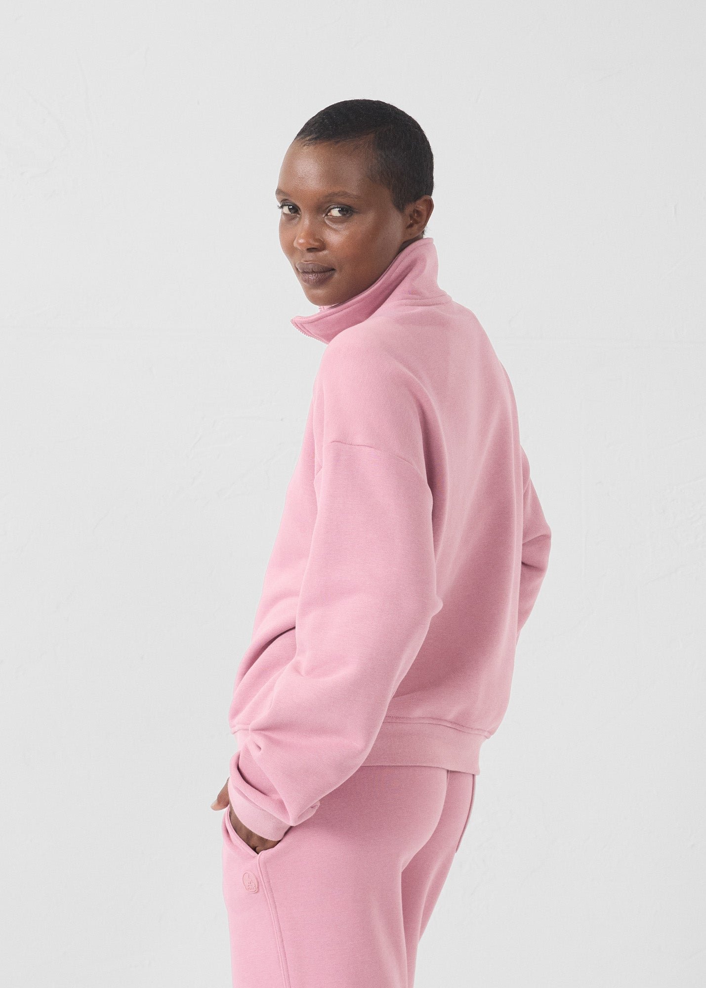 Half-zip sweatshirt JOTT Pink