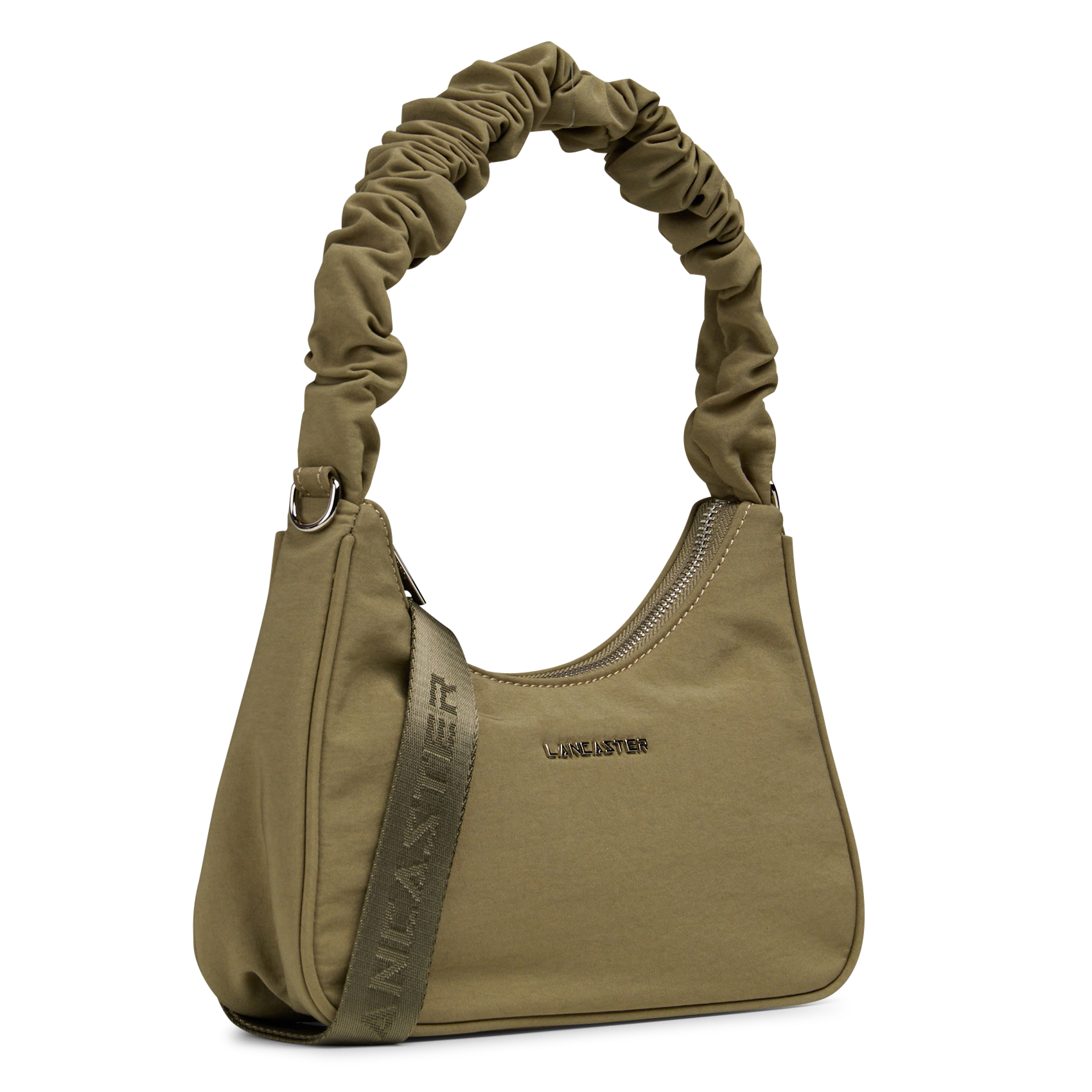 Baguette shoulder bag LANCASTER PARIS Green