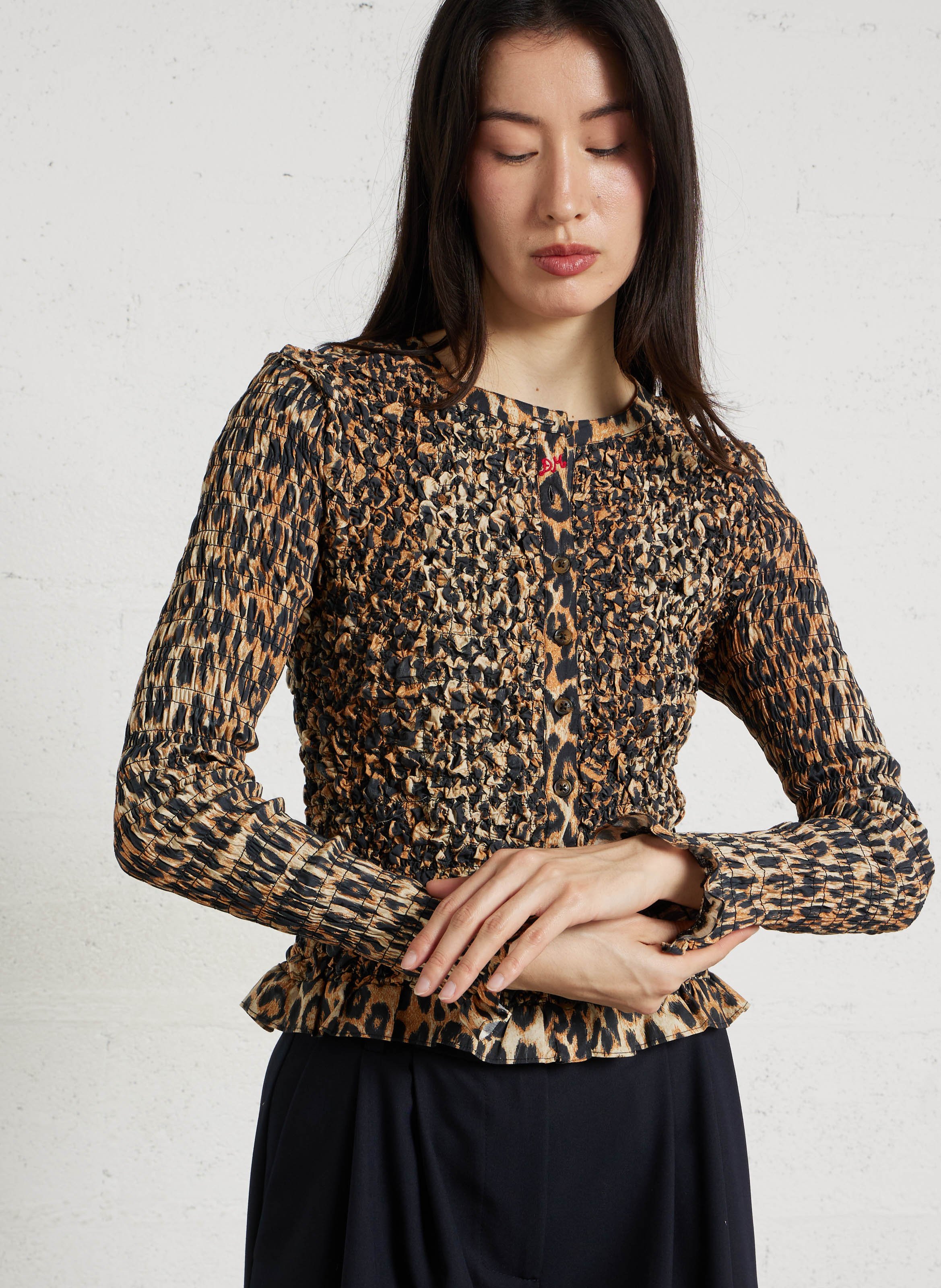 Chemise col rond en coton bio DAMSON MADDER Multicolore