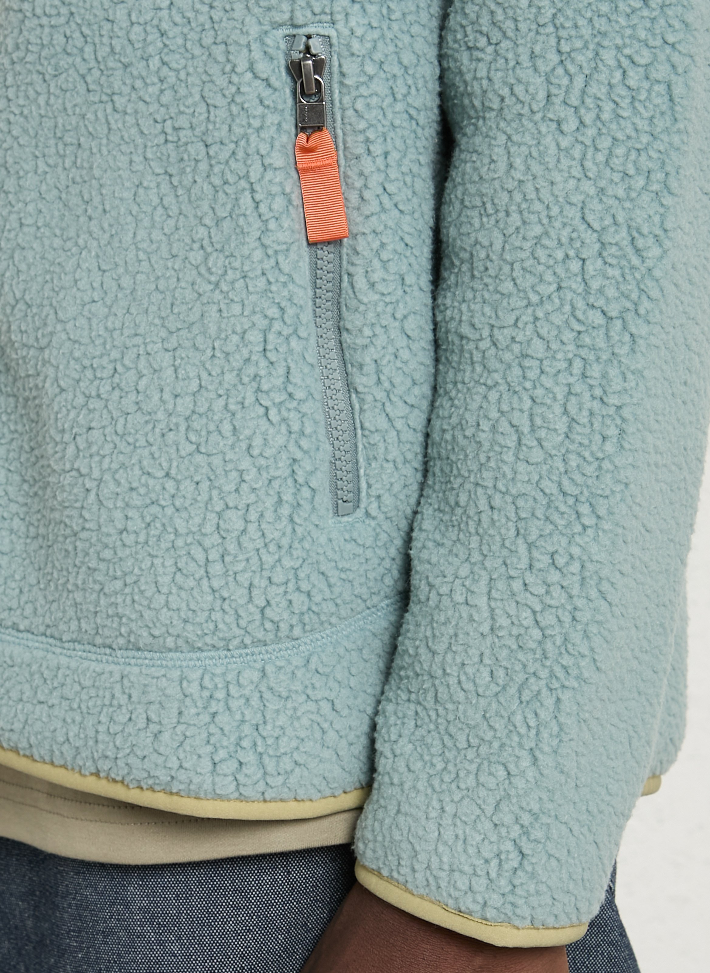 Strukturierte Fleecejacke mit Stehkragen PATAGONIA Blau