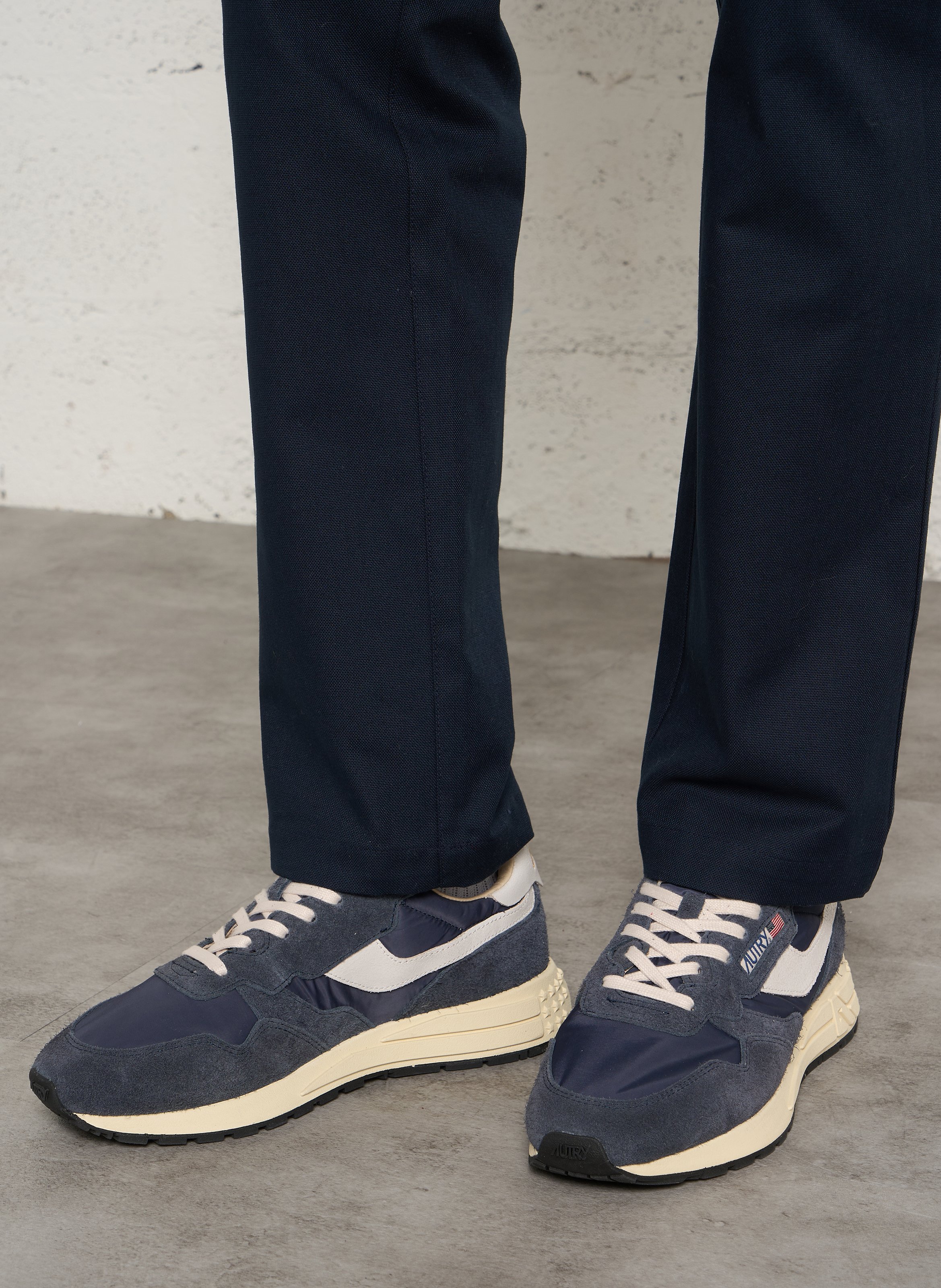 Baskets basses à lacets AUTRY Bleu