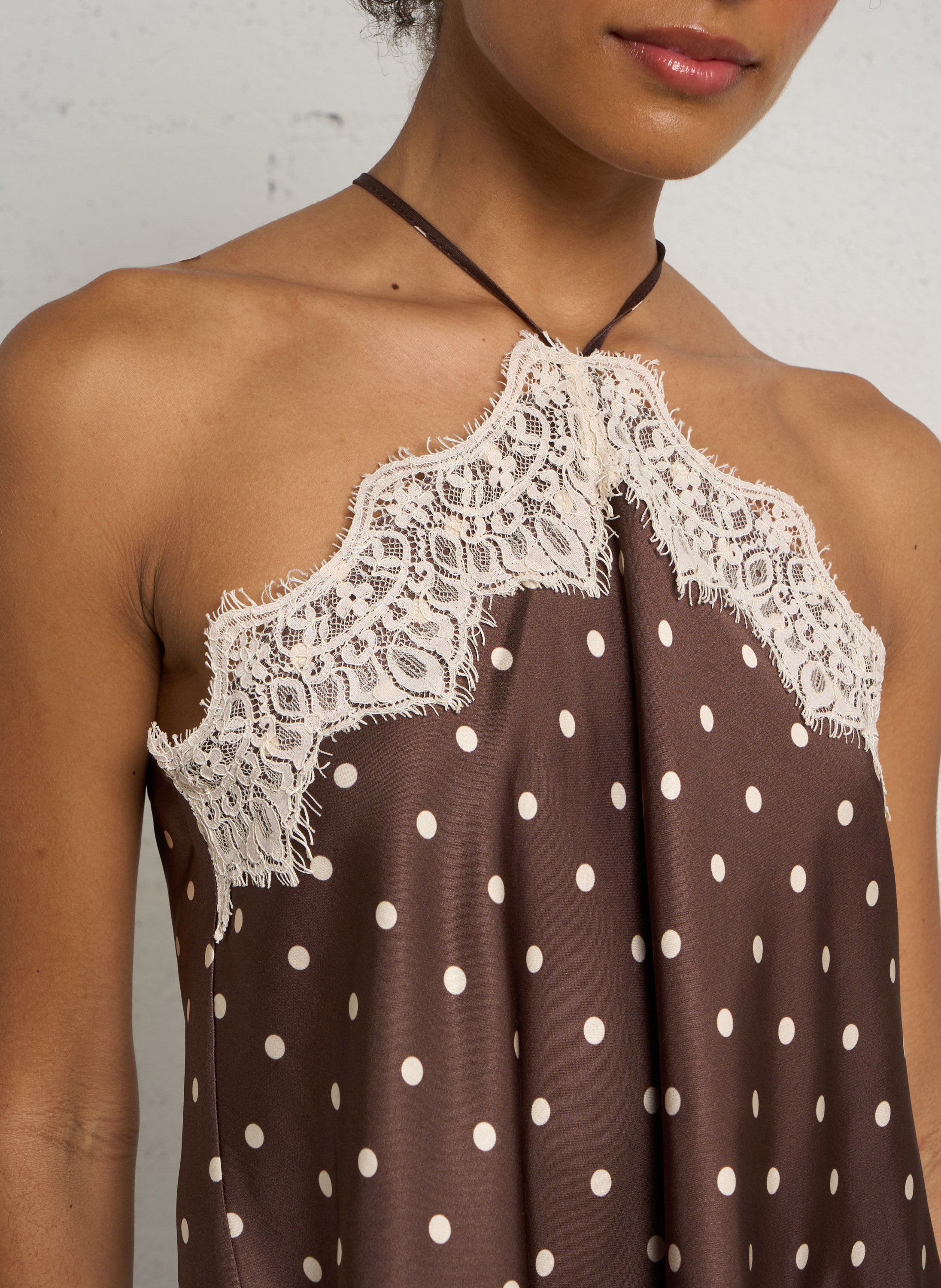 Hemdje met print IMPERIAL Bruin