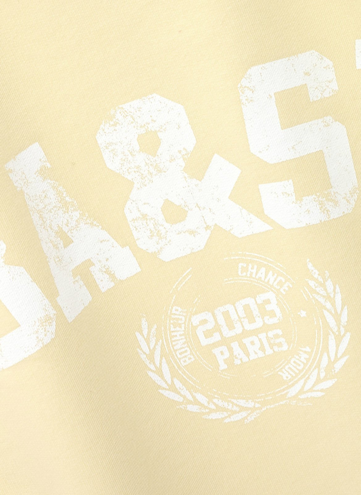 Katoenen sweater met print BA&SH Geel