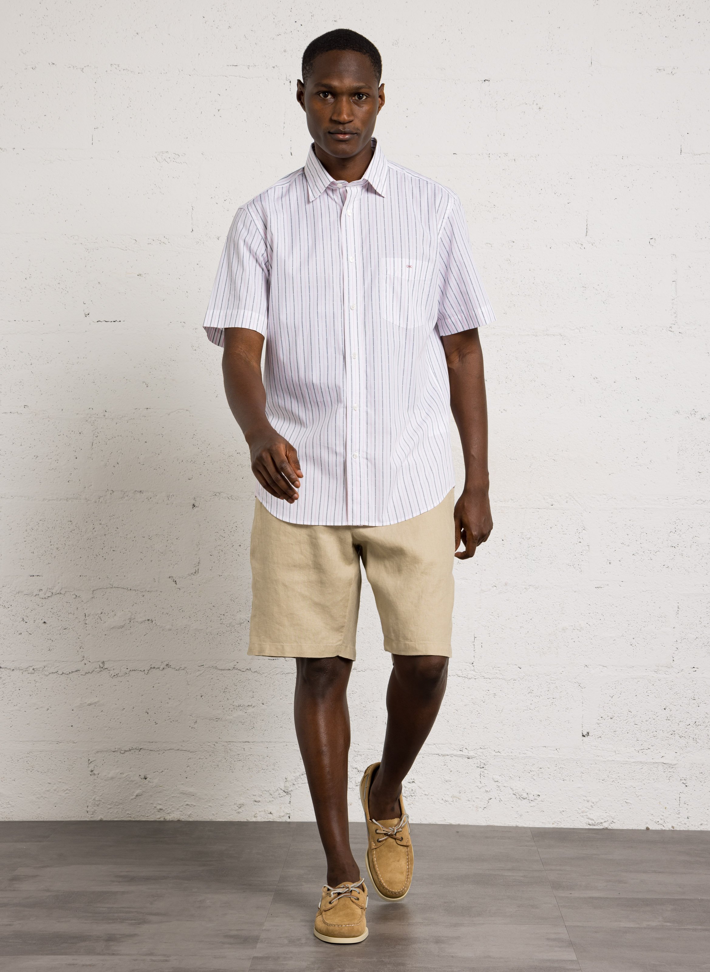 Chemise col classique  EDEN PARK Rose