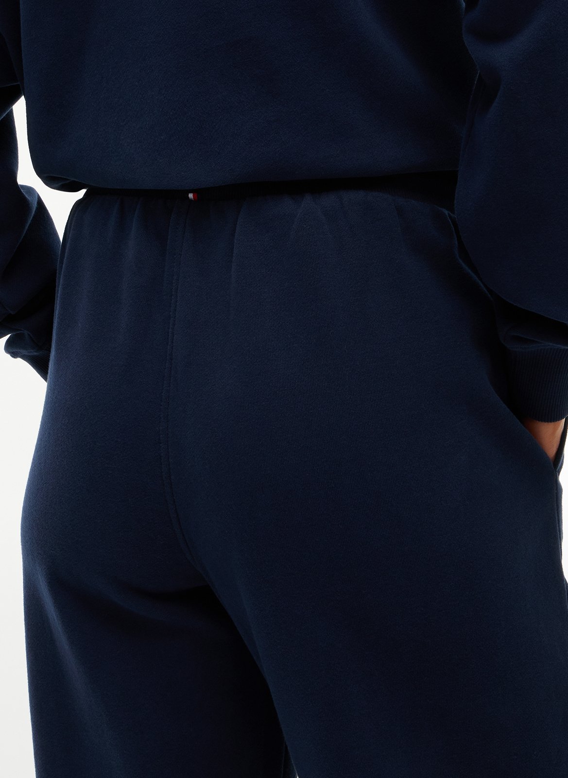 Straight cotton track pants TOMMY HILFIGER Blue