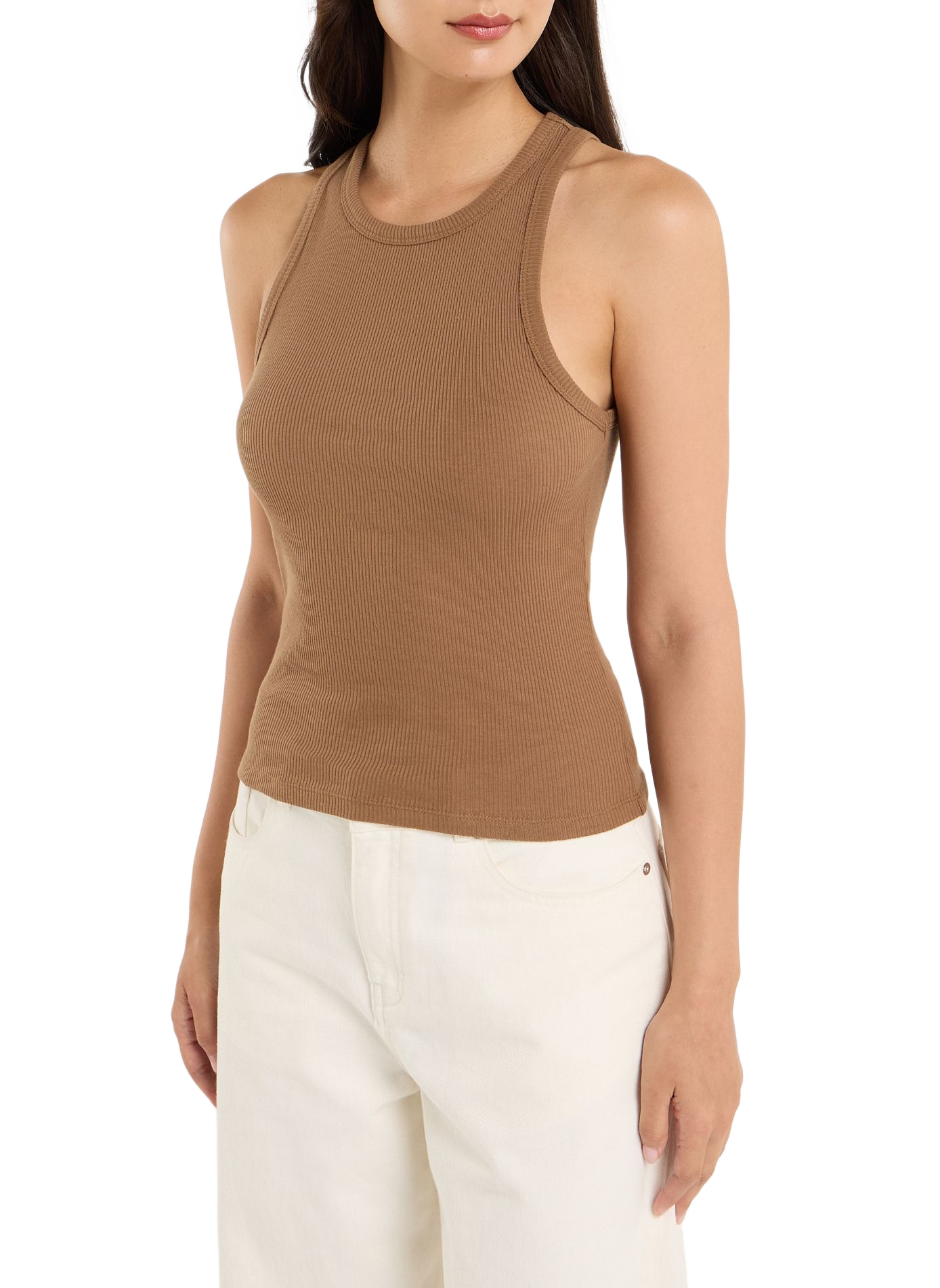 Top Tovie cotton tank top | Beige SAISON 1865 Women