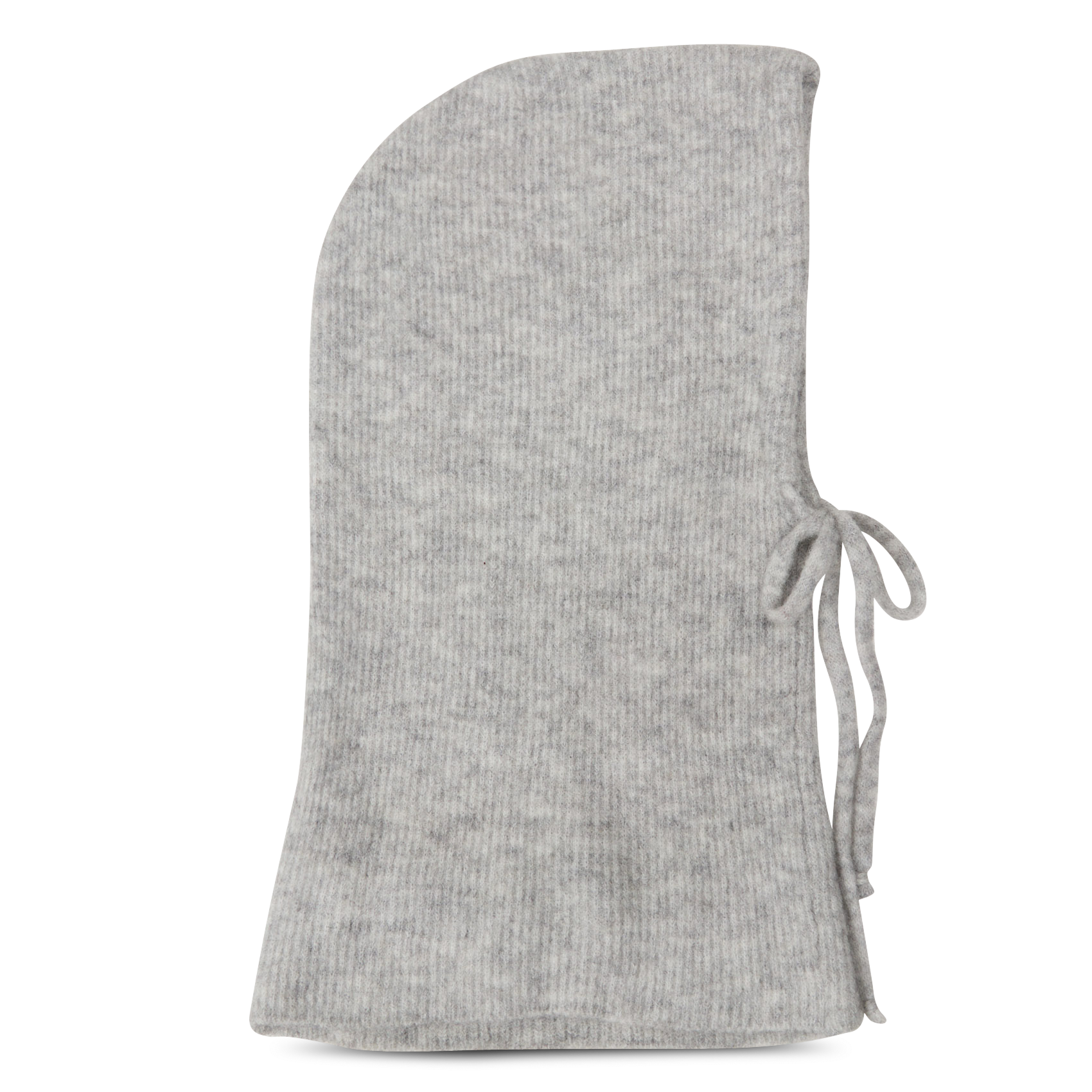 Solid Knit Hoodie MAISON ANJE Silver