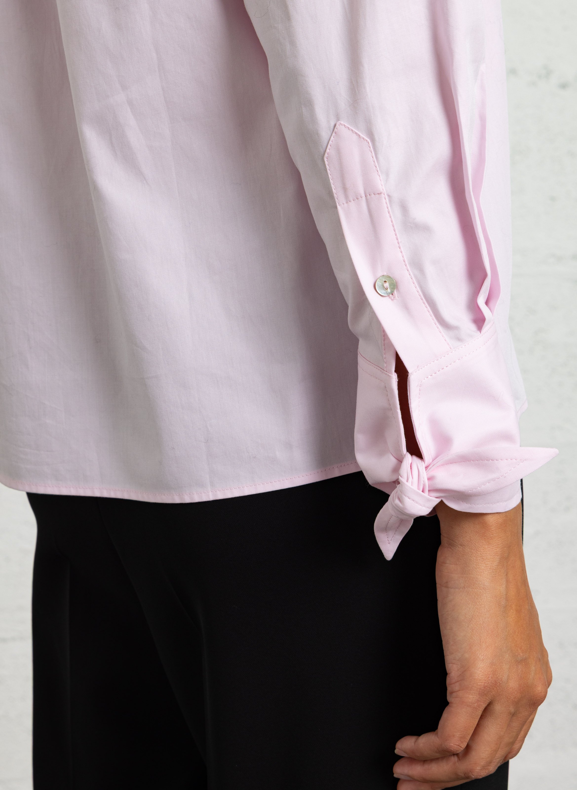 Katoenen blouse met klassieke kraag MAISON 123 Roze