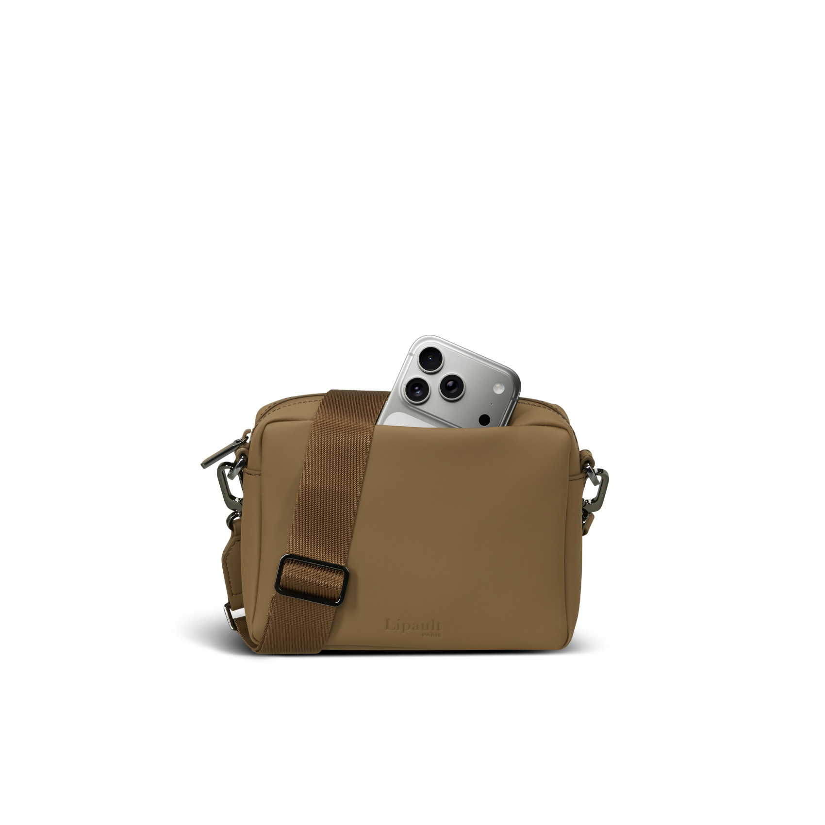 Lost in Berlin cross-over bag size S LIPAULT Beige