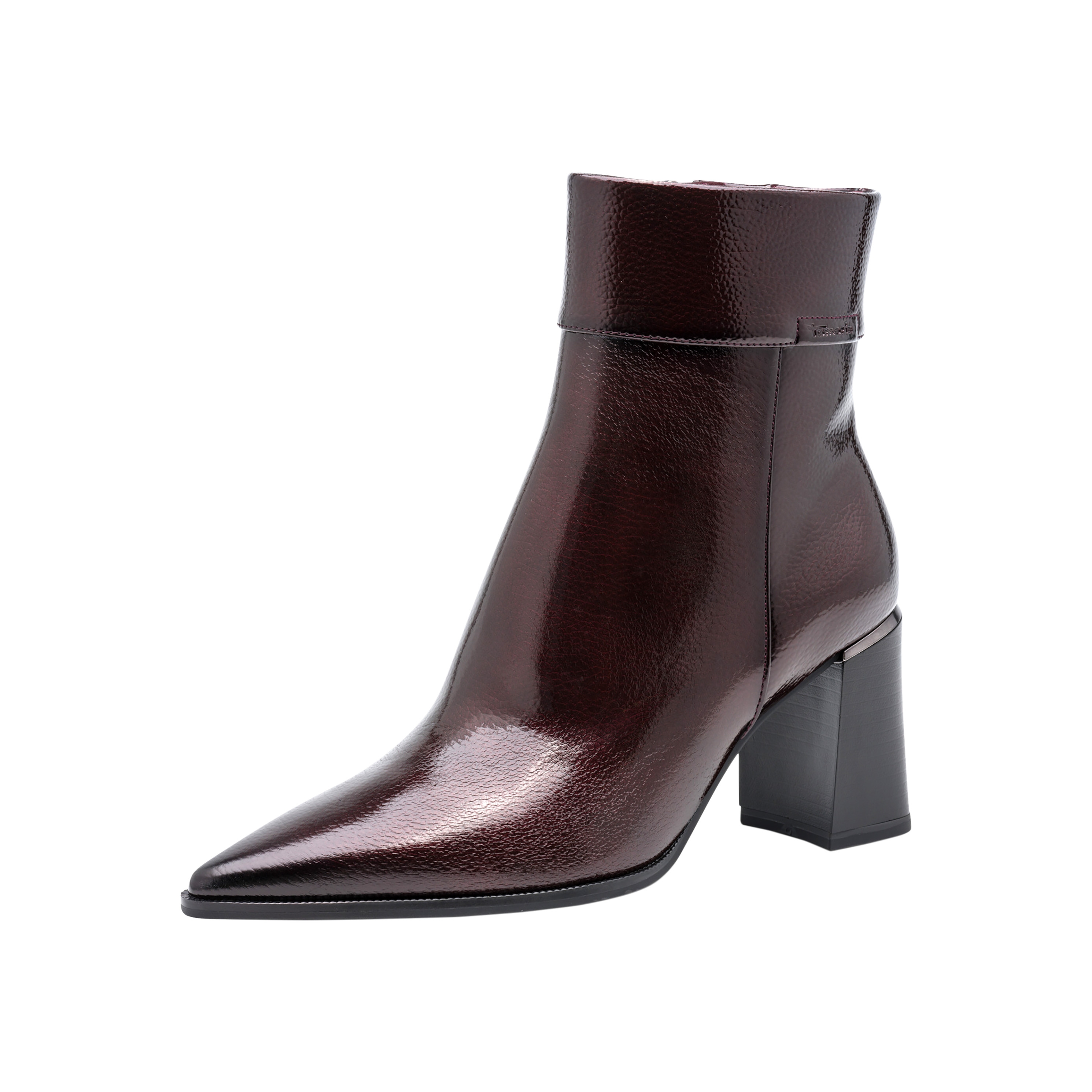 Zip-up ankle boot TAMARIS Red