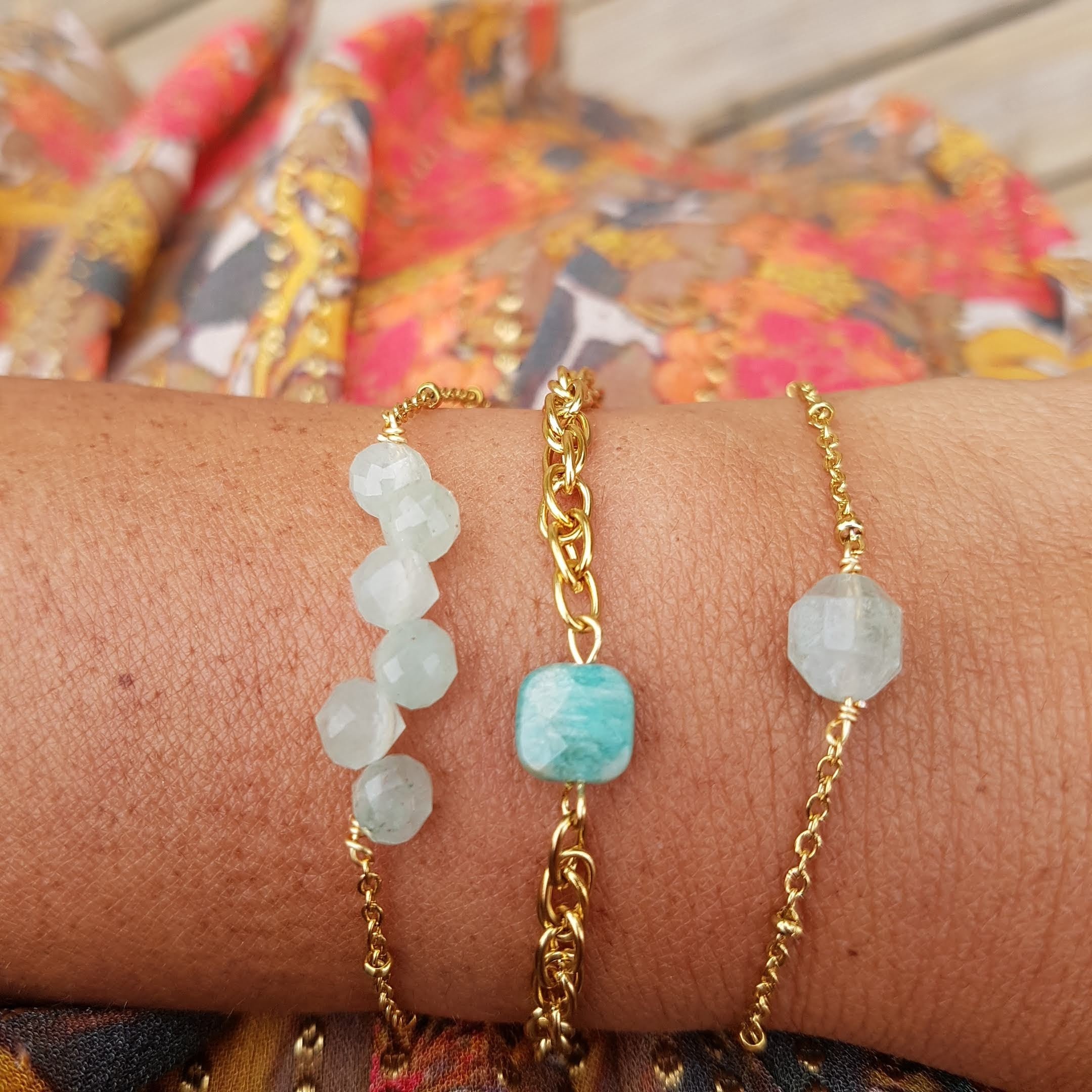 Bracelet iolite Vert