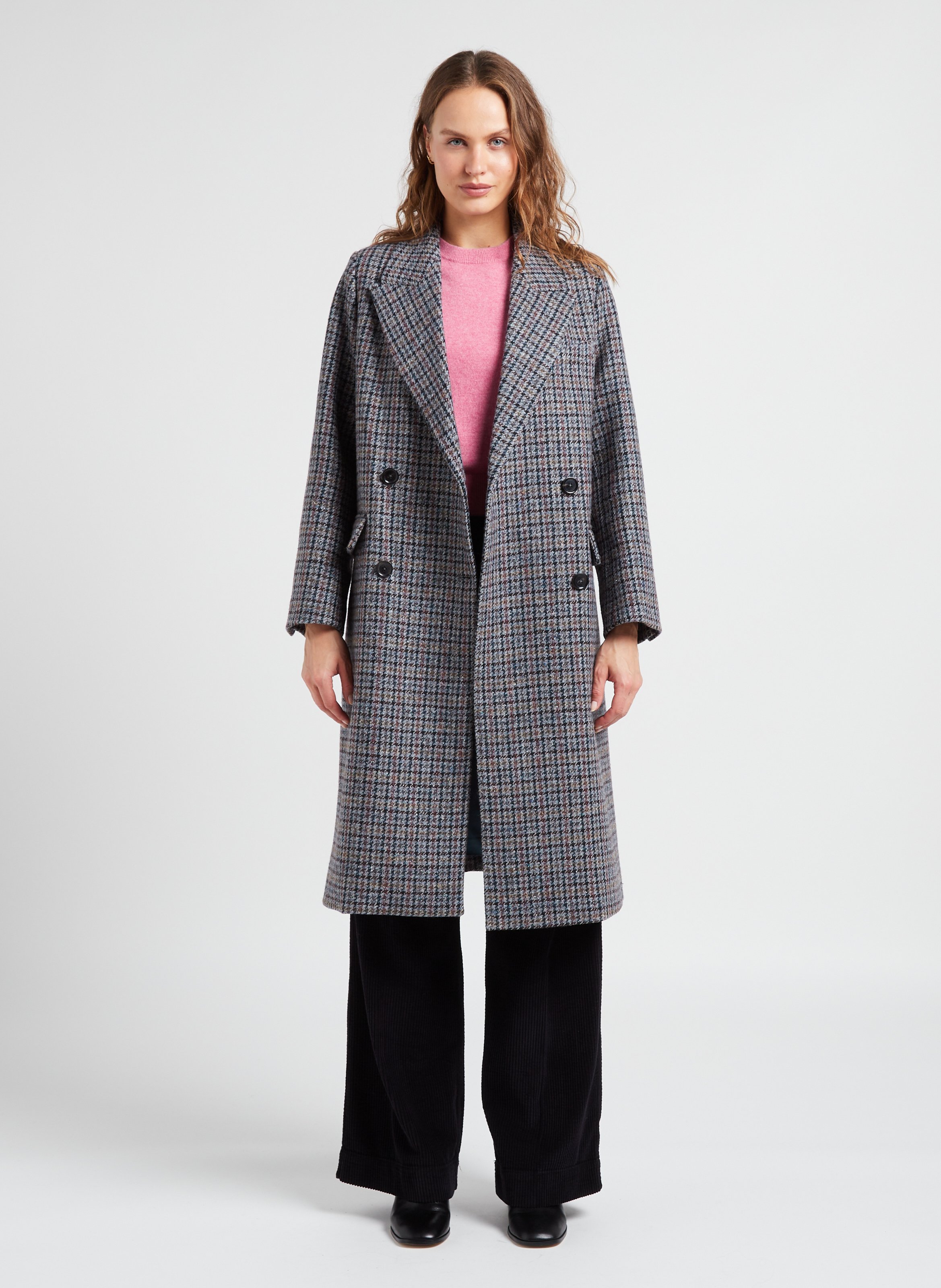 Tailored on sale check coat