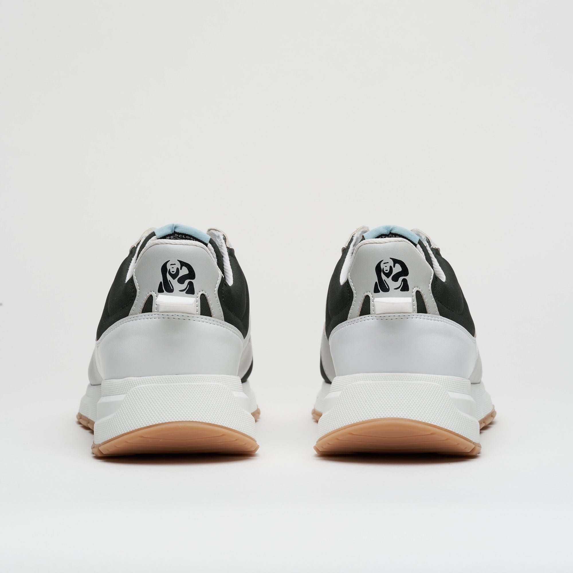 Eco-friendly running-style sneakers MEEKO Khaki