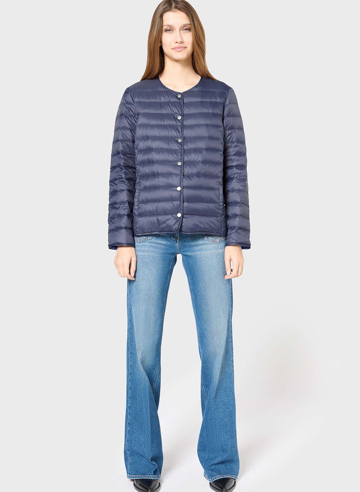 Doudoune droite col rond GERARD DAREL Bleu