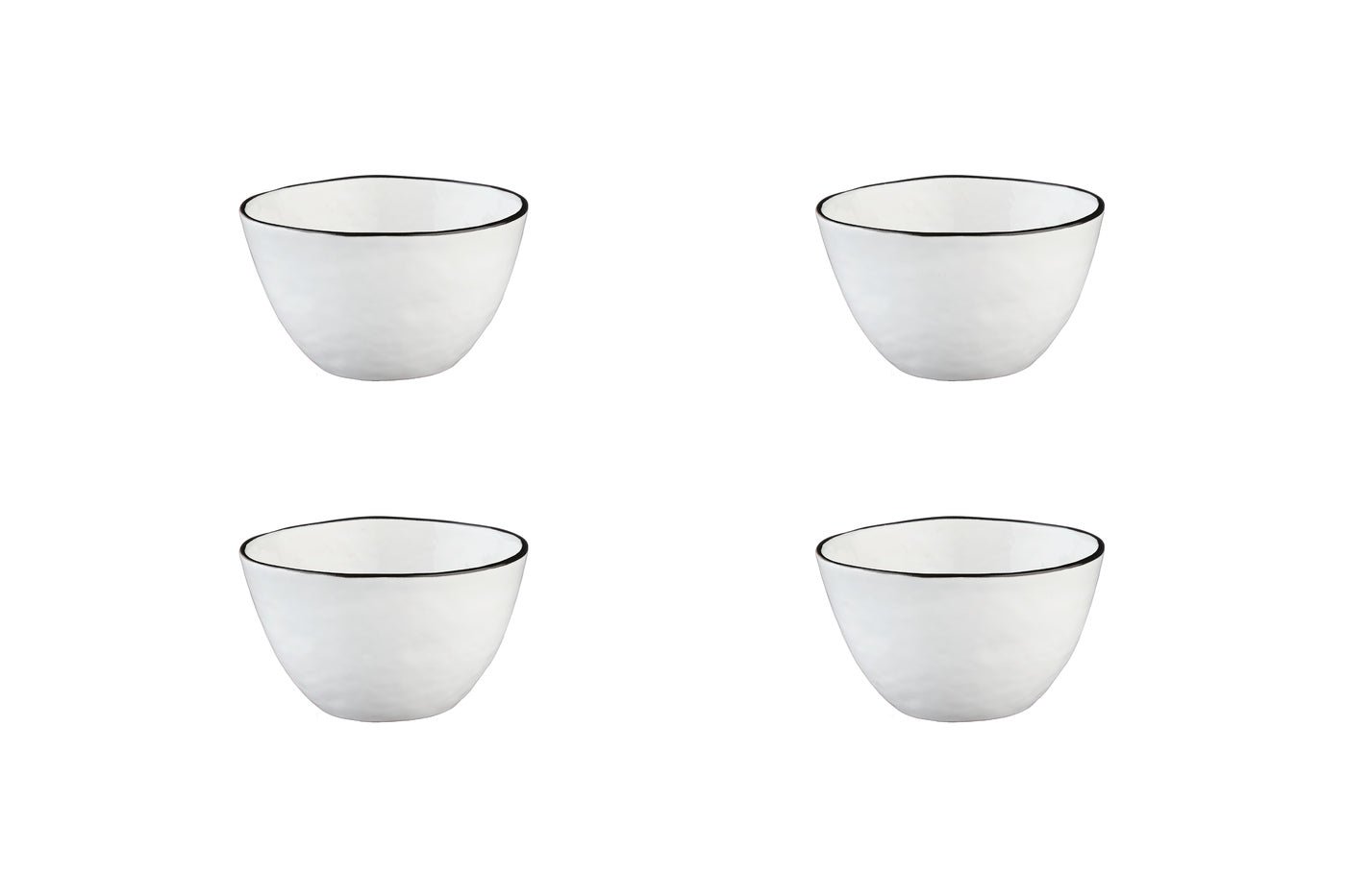 Pure bowl ø12cm - 4 pieces - snow white BJORN White