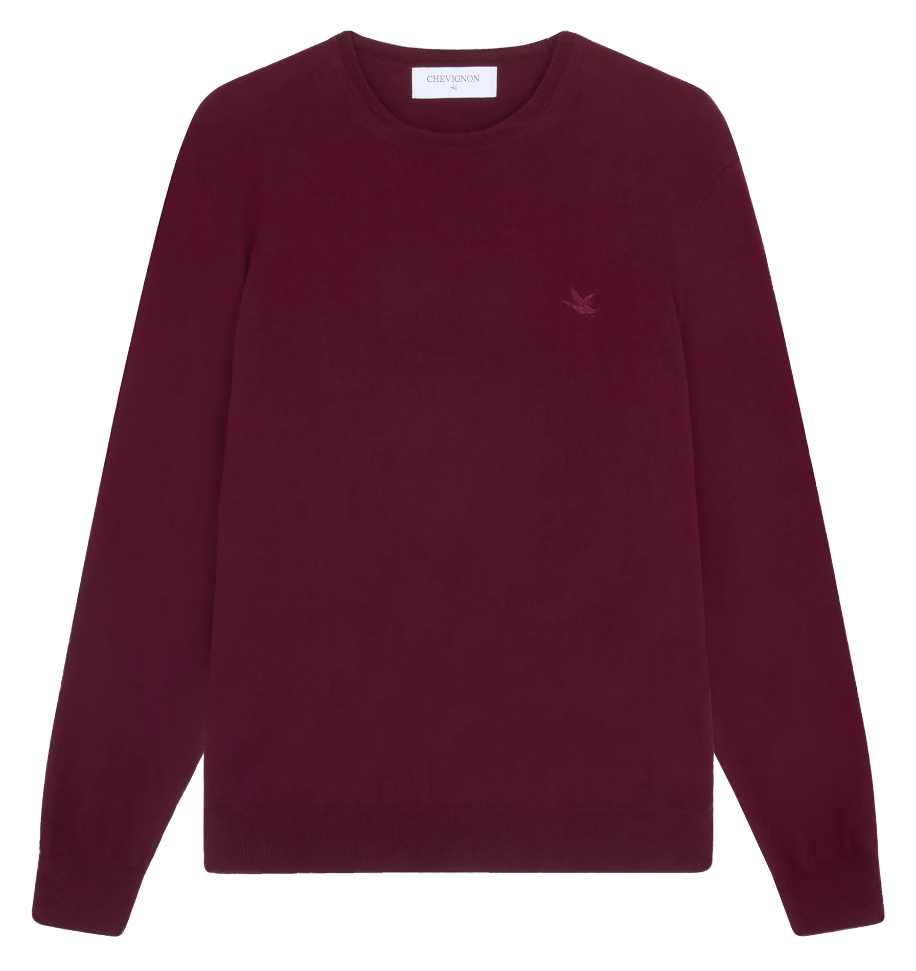 Colour block cotton sweater CHEVIGNON Red