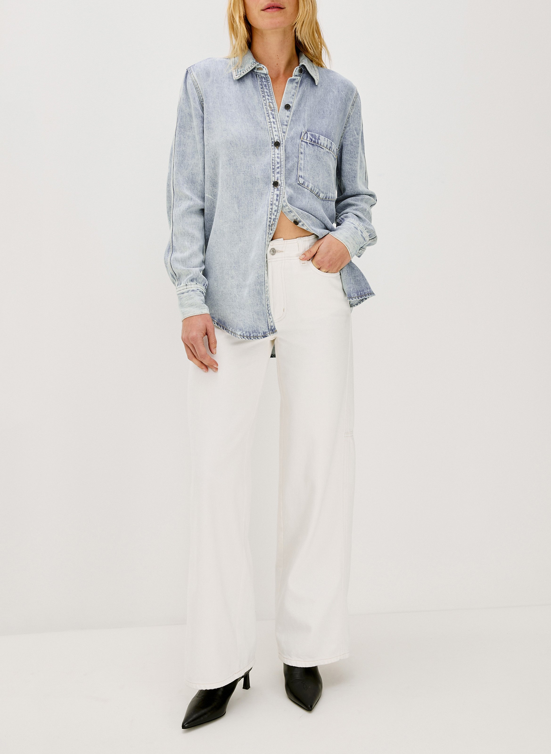 Chemise col classique RAILS Blue