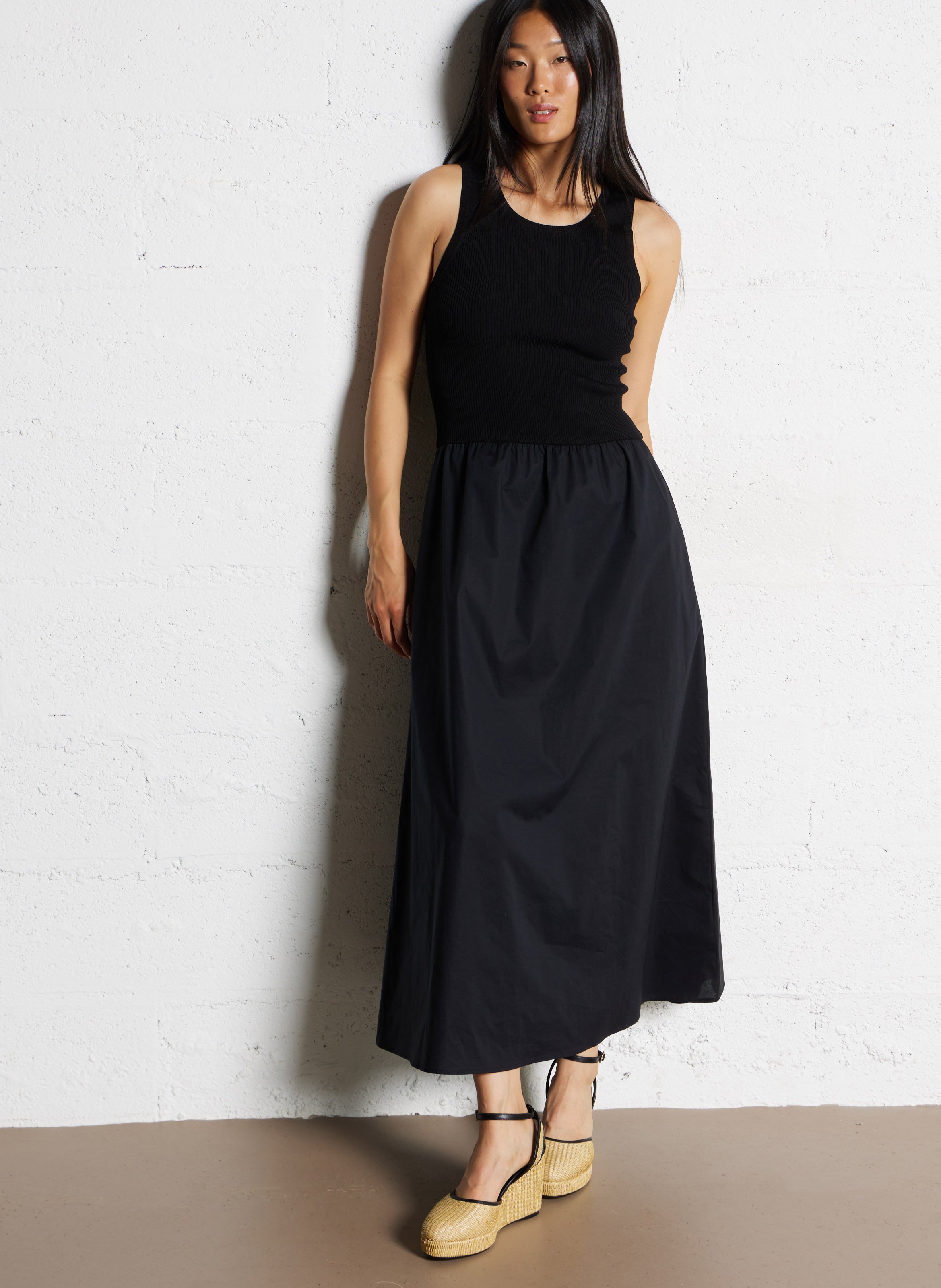 Sandales à talons compensés CASTANER Noir