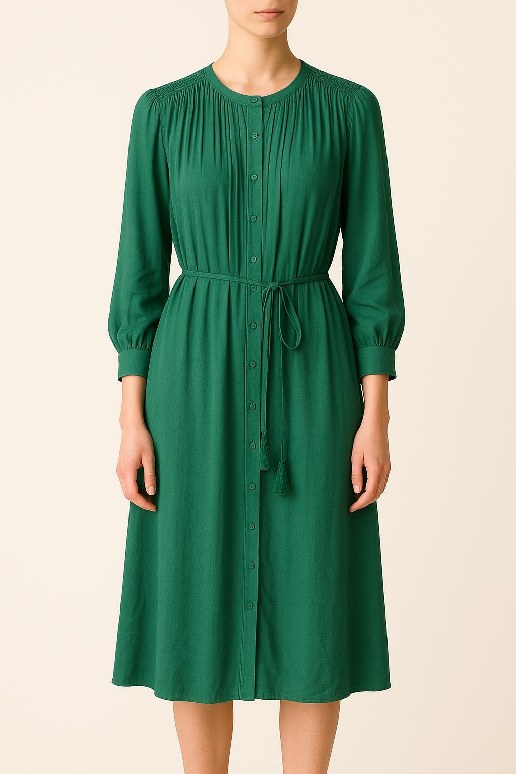 Long dress LOUISE MISHA - Seconde Main Green