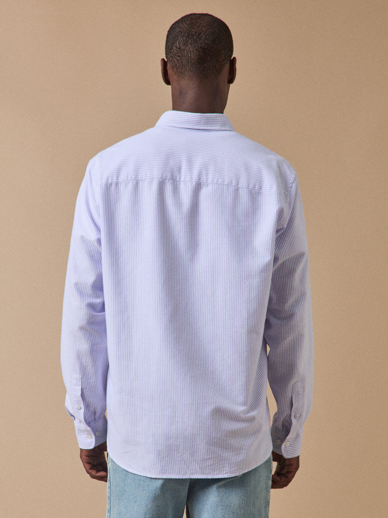 Contemporary cut Oxford shirt Purple