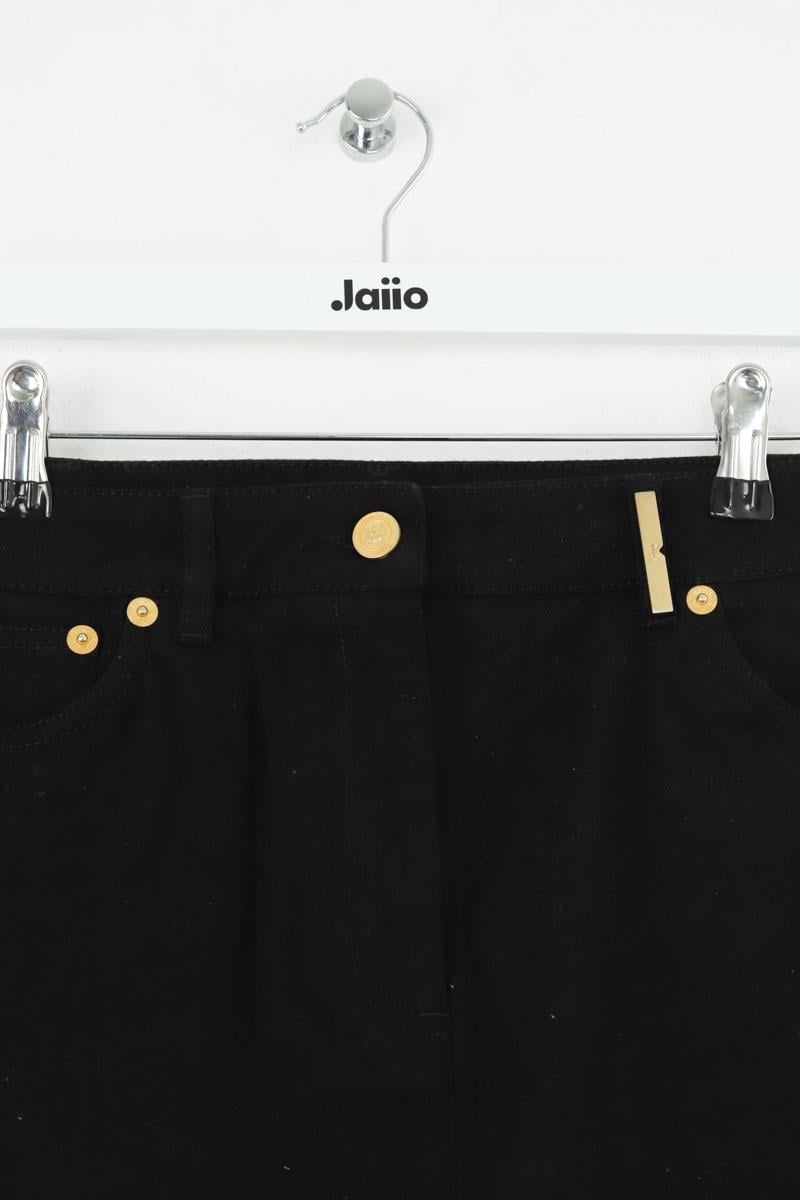 Cotton mini skirt KENZO - SECONDE MAIN Black