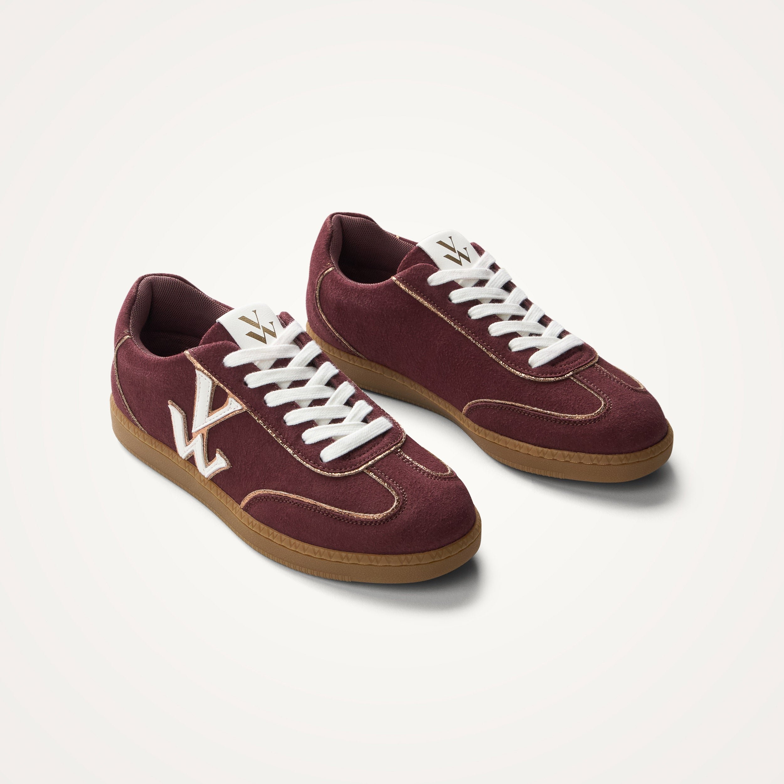 Baskets basses rétro à lacets VANESSA WU Rouge